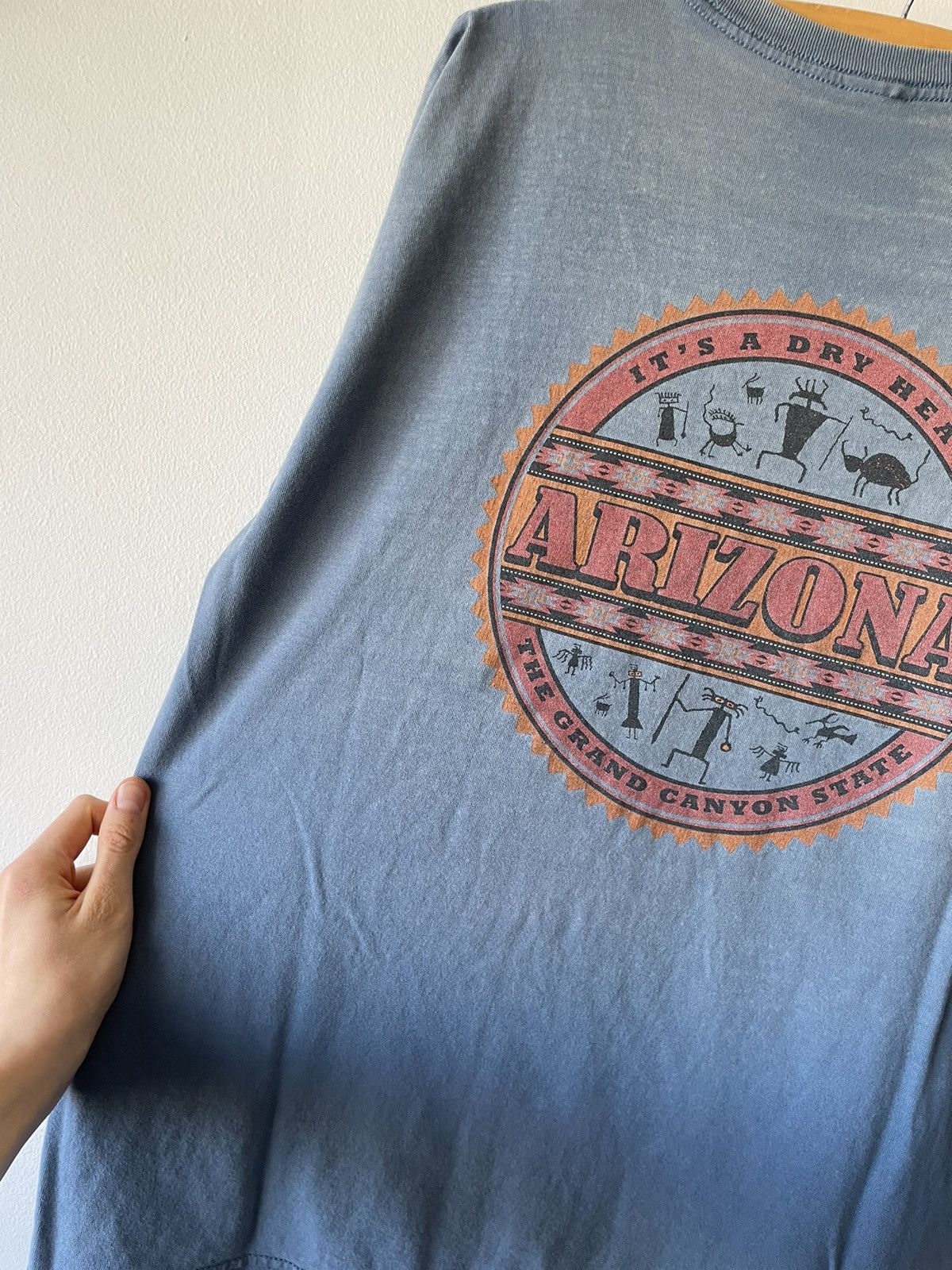 Vintage Sun Faded 90s Arizona Aztec Vintage tee Size US XL / EU 56 / 4 - 17 Thumbnail