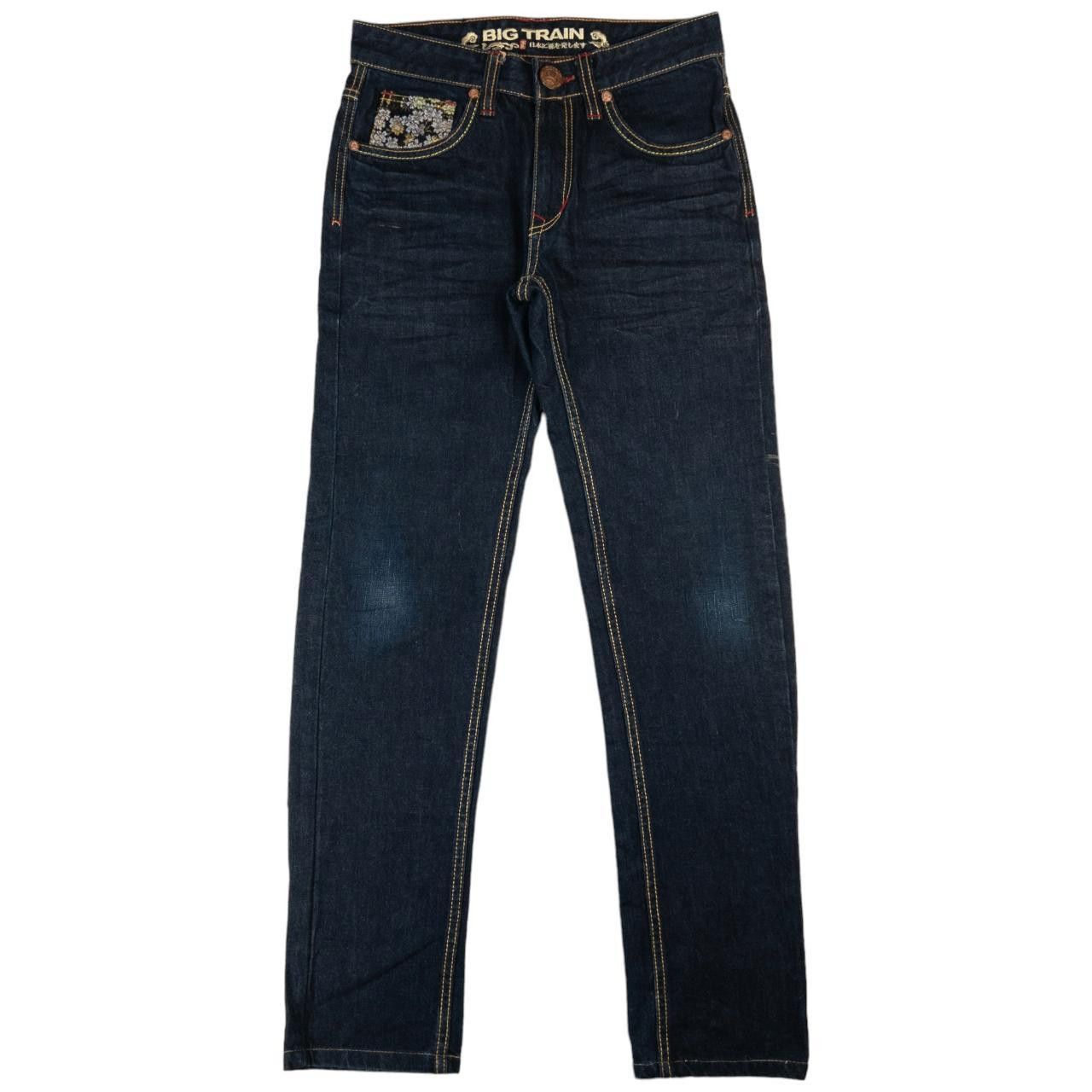 Other Vintage Big Train Patchwork Pocket Japanese Denim Jeans W28 Size US 28 / EU 44 - 3 Thumbnail