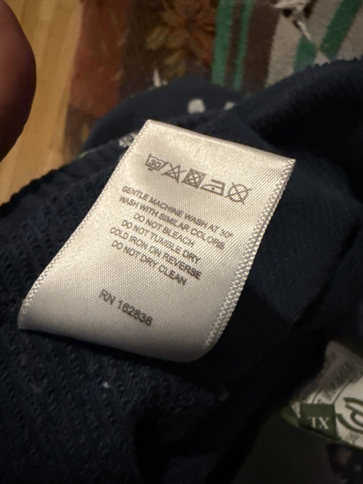 (B).Stroy × DENIM TEARS Denim Tears (b).Stroy Blue cotton wreath XL sweatpants Size US 36 / EU 52 - 7 Thumbnail