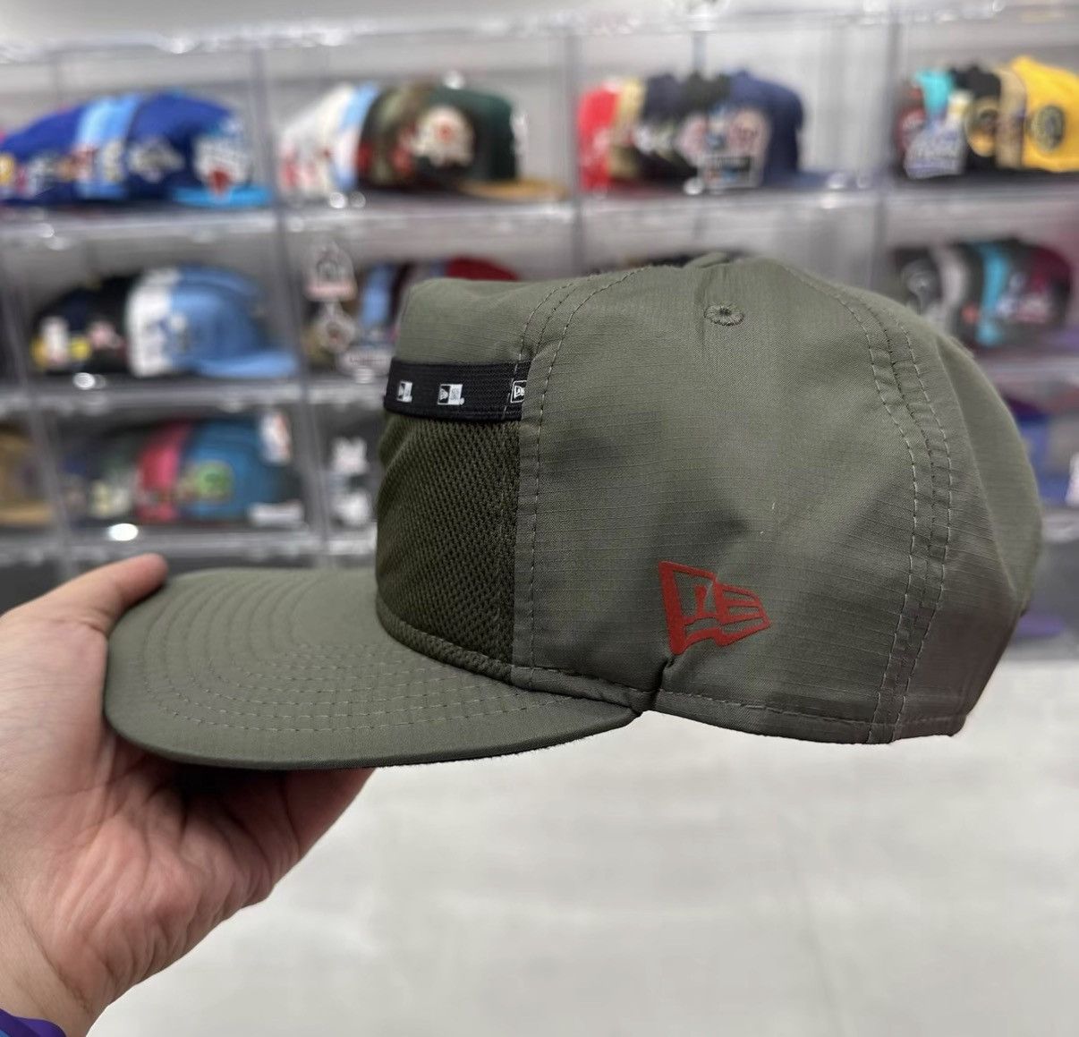 New Era New Era Classic Logo Flat Brim Baseball Cap J32 Size ONE SIZE - 2 Thumbnail