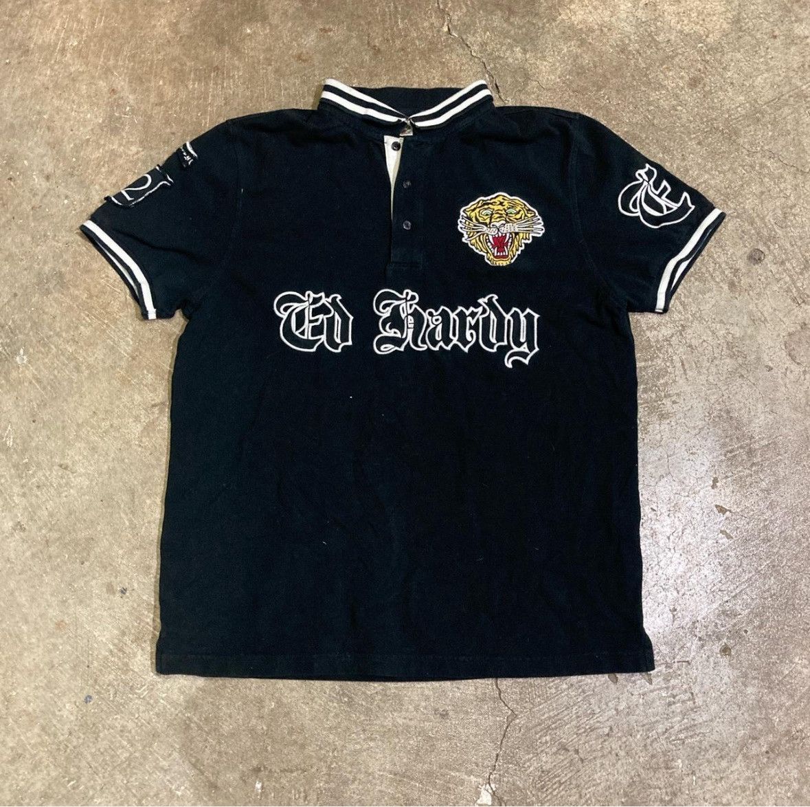 Christian Audigier × Ed Hardy × Vintage Ed Hardy Polo Size US XL / EU 56 / 4 - 2 Thumbnail