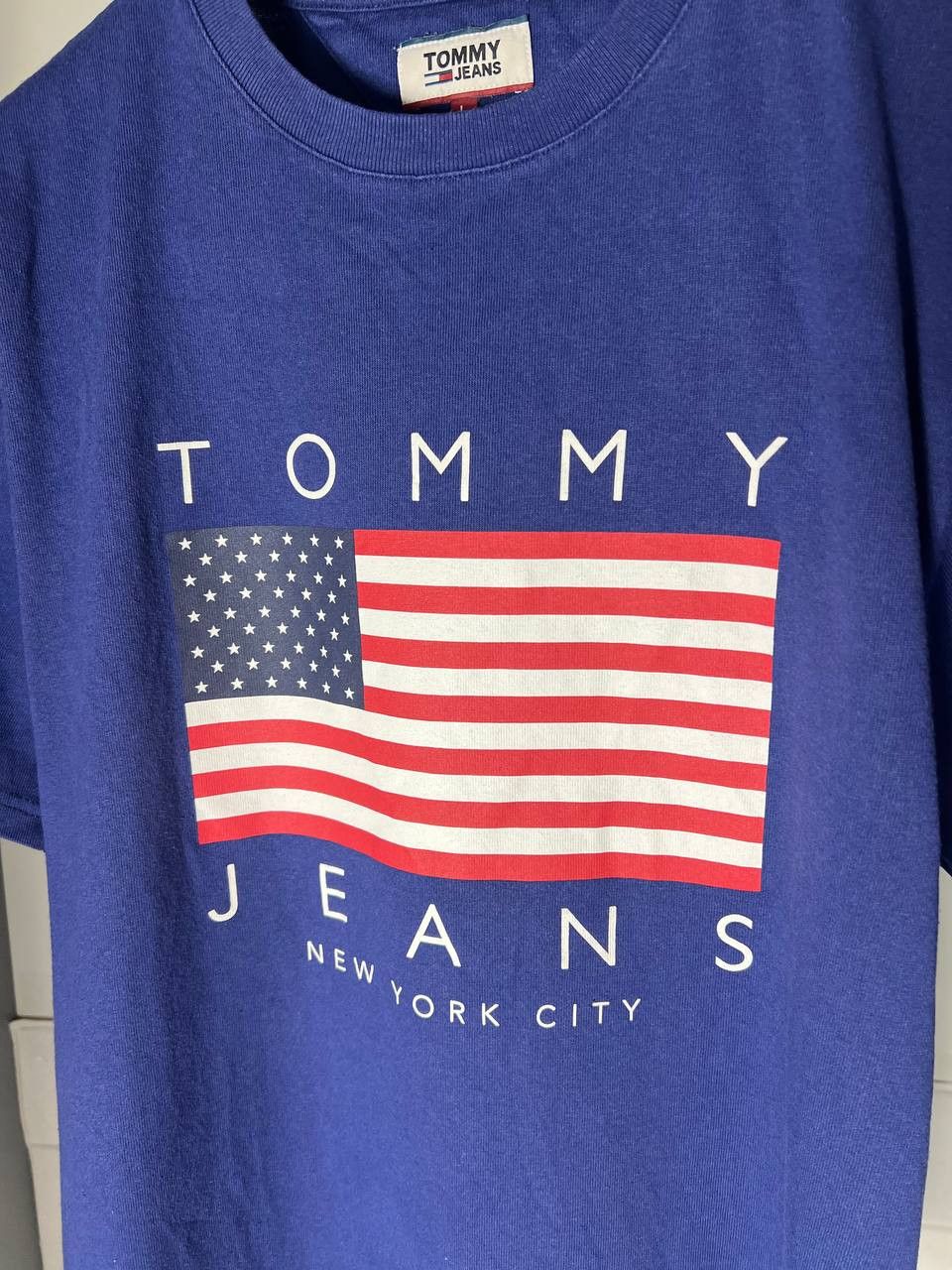 Tommy Hilfiger VINTAGE TOMMY HILFIGER JEANS NEW YORK CITY T-SHIRT USA FLAG Size US L / EU 52-54 / 3 - 2 Thumbnail