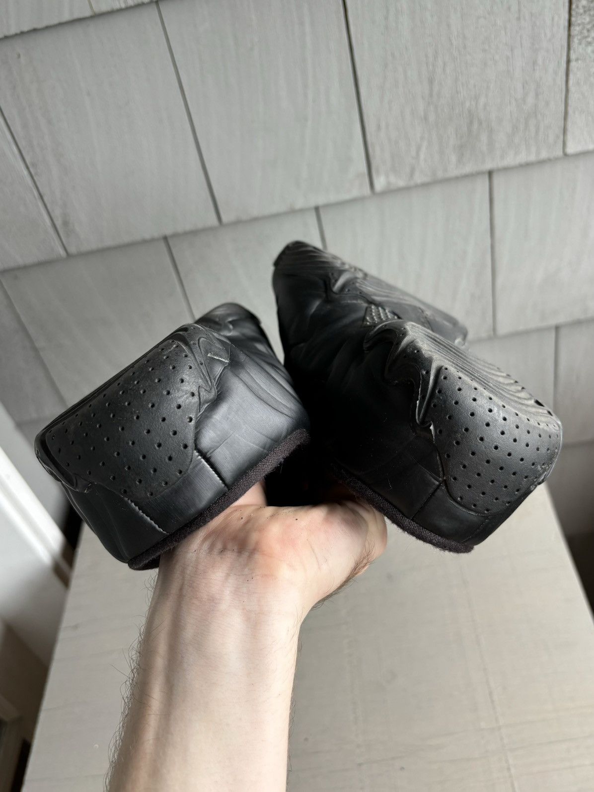 Nike × Vintage OG 2001 Nike Clogposite Mules All Black Vintage Posite Shoes Size US 12 / EU 45 - 21 Thumbnail