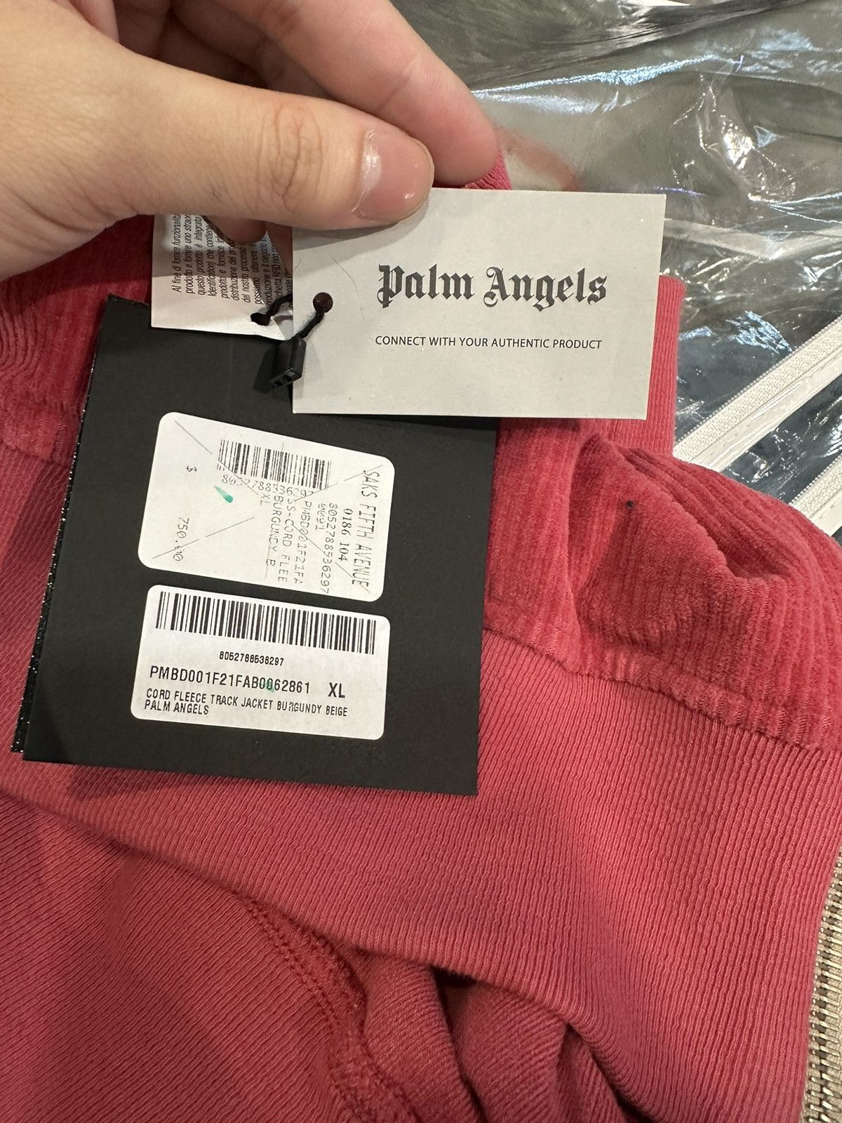 Designer × Palm Angels Palm Angels Pink and Tan Full Tracksuit Size US XL / EU 56 / 4 - 10 Thumbnail