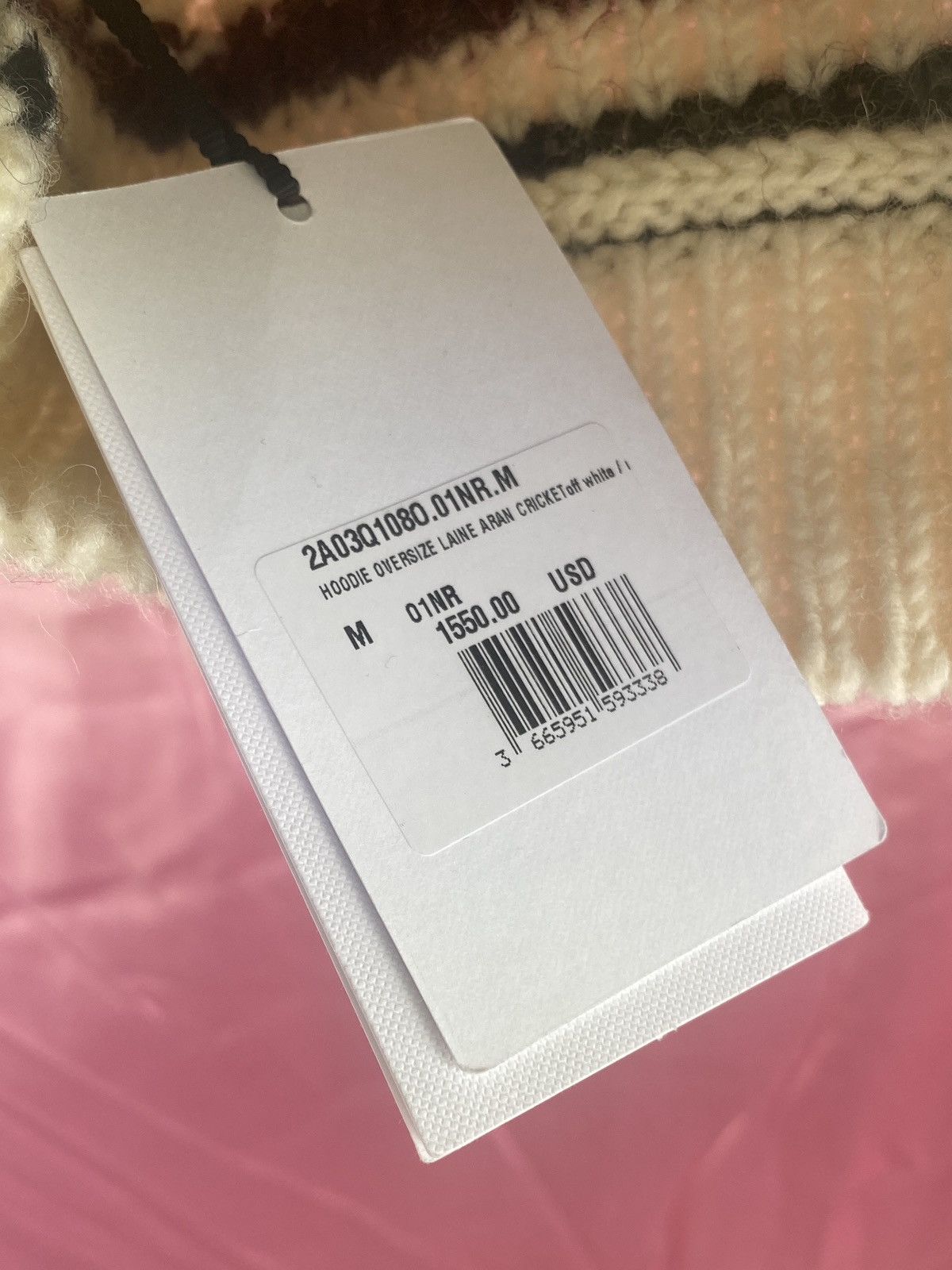 Celine NWT cable knit chunky hoodie sweater Size US M / EU 48-50 / 2 - 3 Thumbnail
