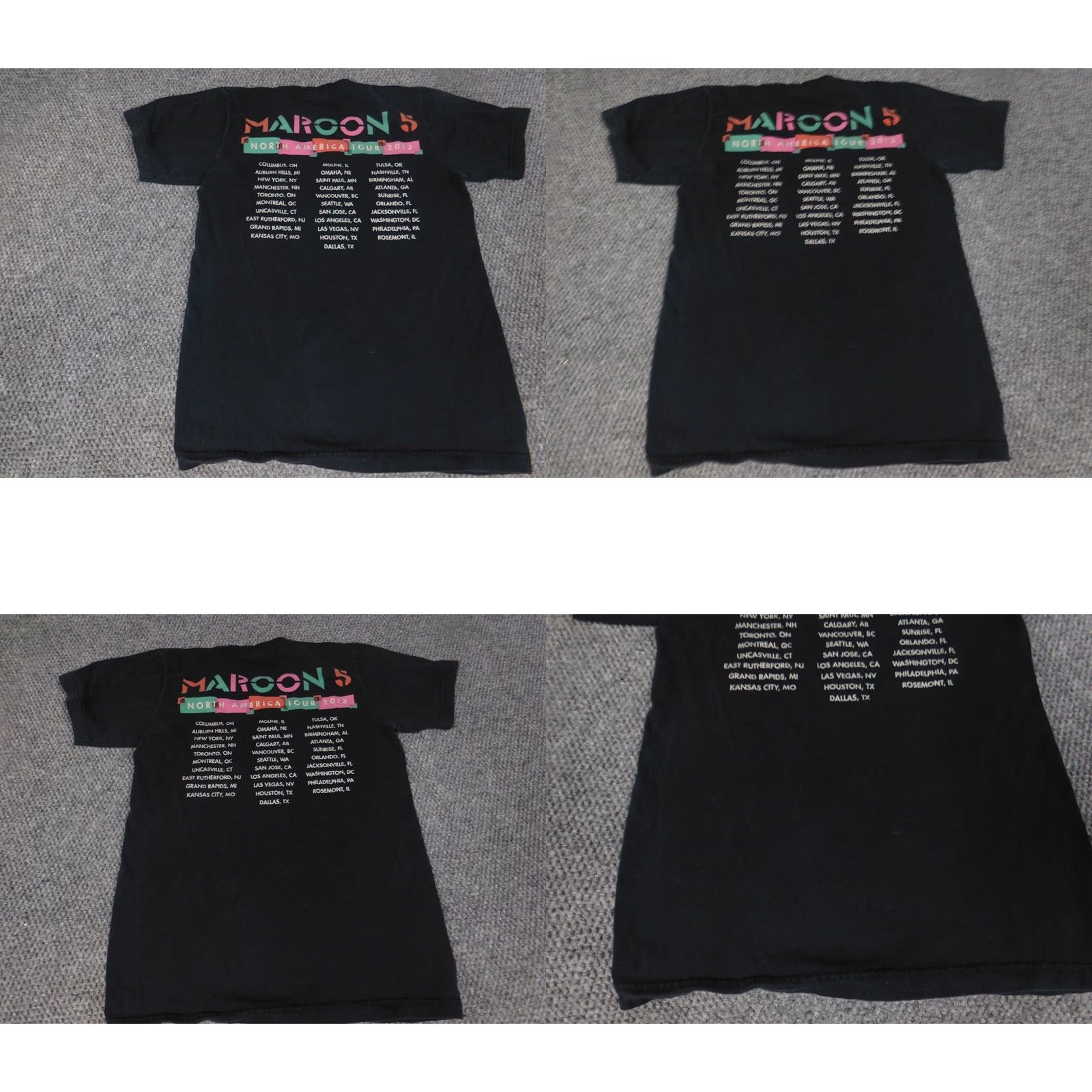 American Apparel Maroon 5 Mens Shirt S Black Short Sleeve Crew Neck Logo T-Shirt Knit Cotton Regular Beach American Apparel Size US S / EU 44-46 / 1 - 8 Thumbnail