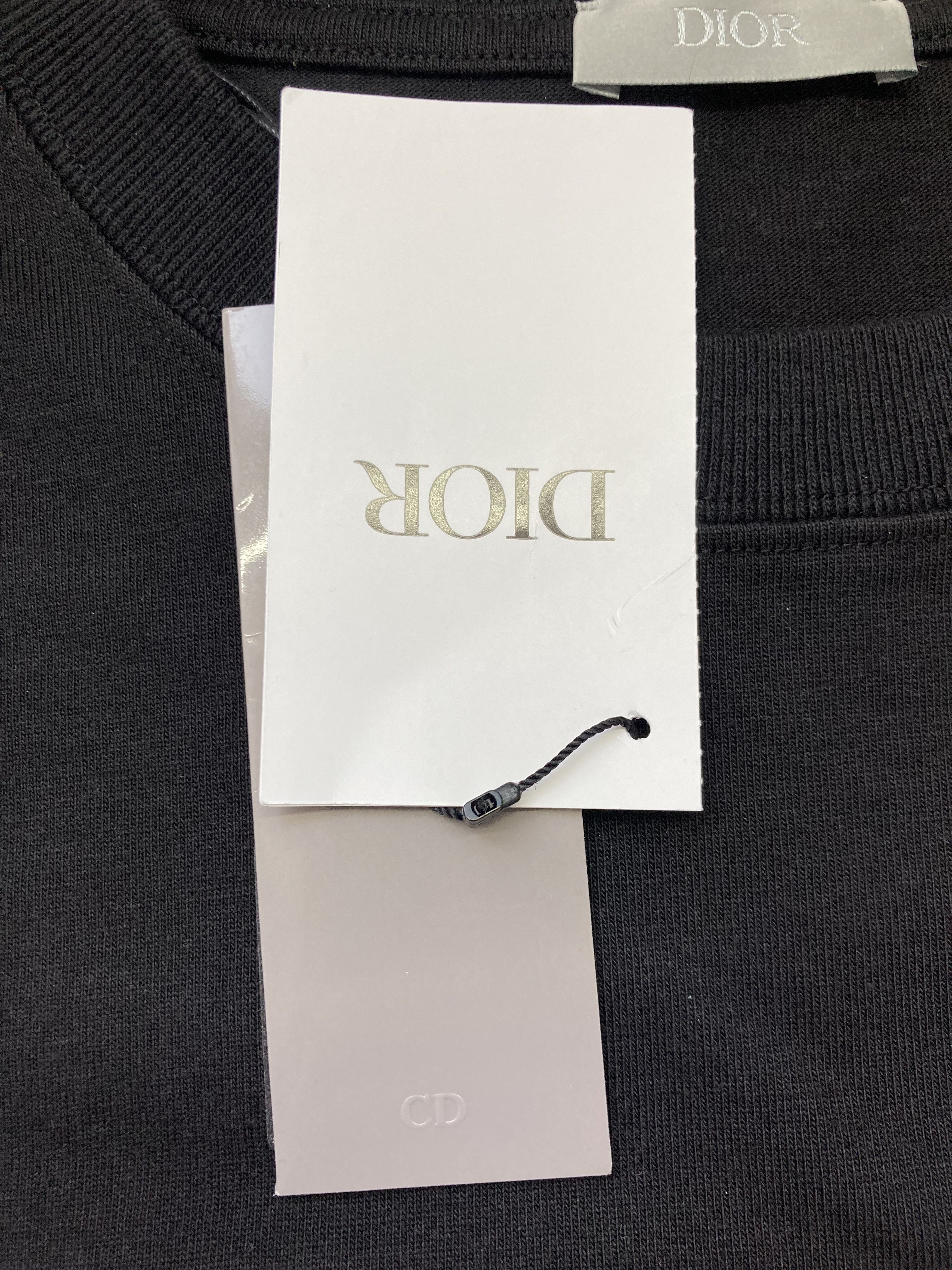 Dior Dior Silver Embroidery Logo Short Sleeve T-shirt Size US XXL / EU 58 / 5 - 7 Thumbnail