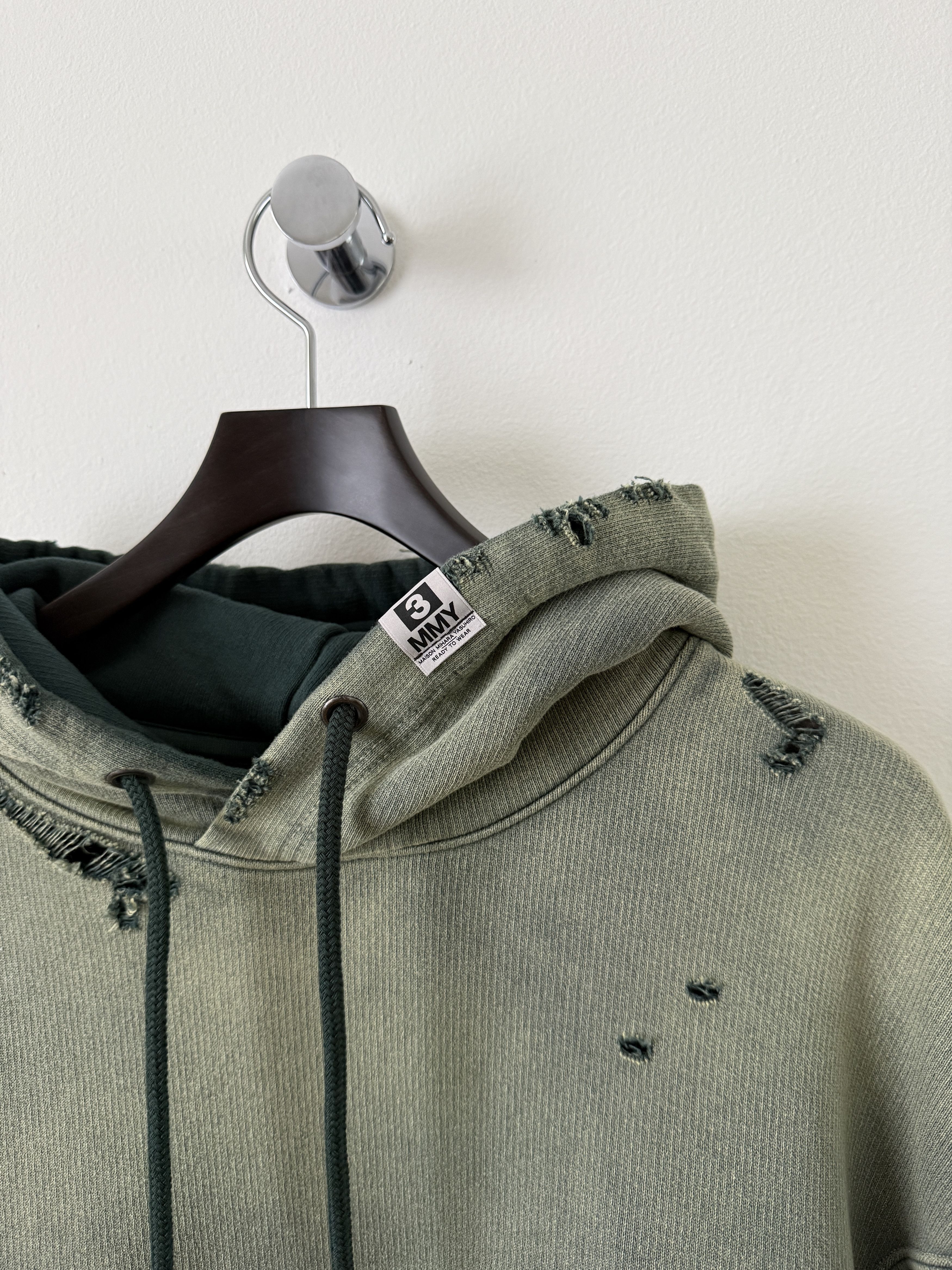 Maison MIHARA YASUHIRO Sun Faded Distressed Pullover Hoodie Size US S / EU 44-46 / 1 - 10 Thumbnail