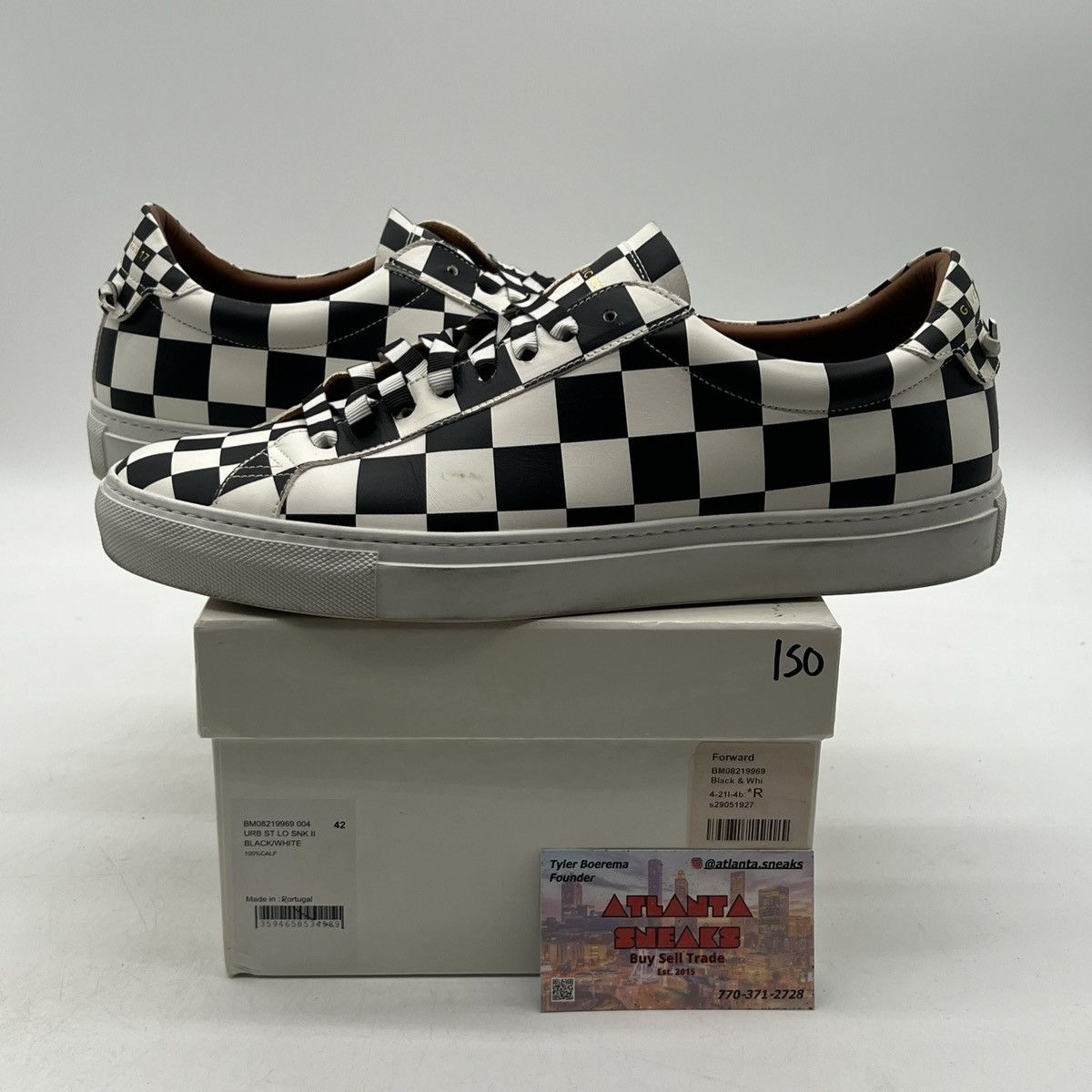 Givenchy Givenchy Men Shoes Sneakers Black Whit Size US 10 / EU 43 - 1 Thumbnail