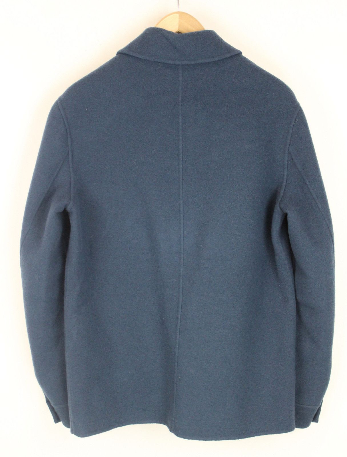 Sandro SANDRO Worker Wool Jacket Mens SMALL Wool Unlined Polo Neck Size US S / EU 44-46 / 1 - 2 Thumbnail