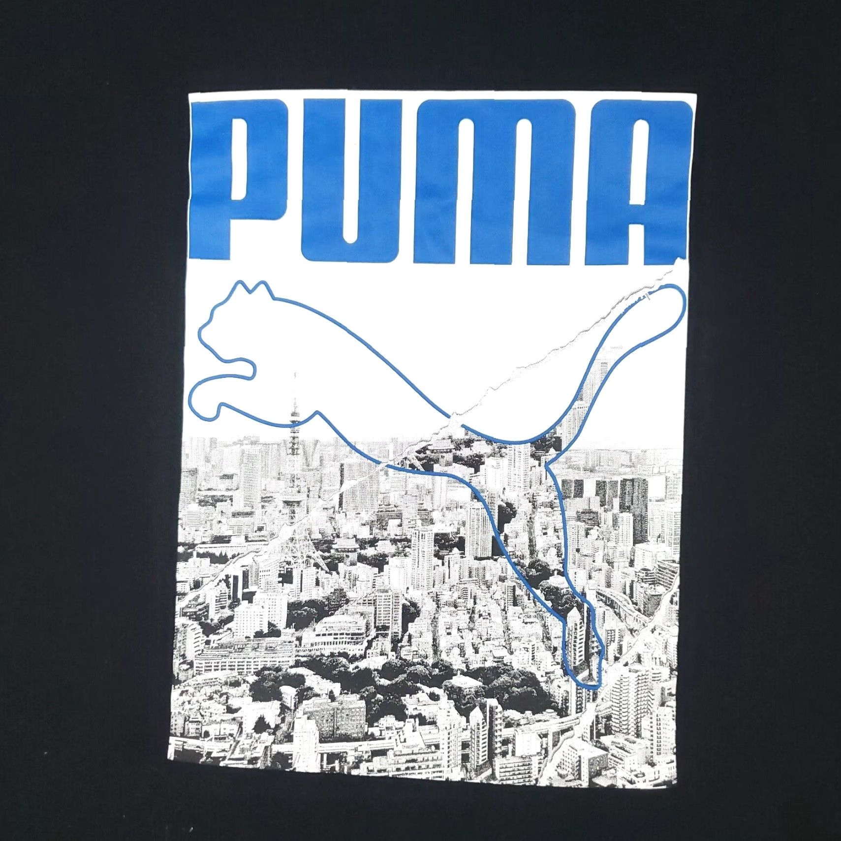 Puma Puma Black Casual T-Shirt Men's Large Short Sleeve Graphic Logo Modern Sports Size US L / EU 52-54 / 3 - 2 Thumbnail