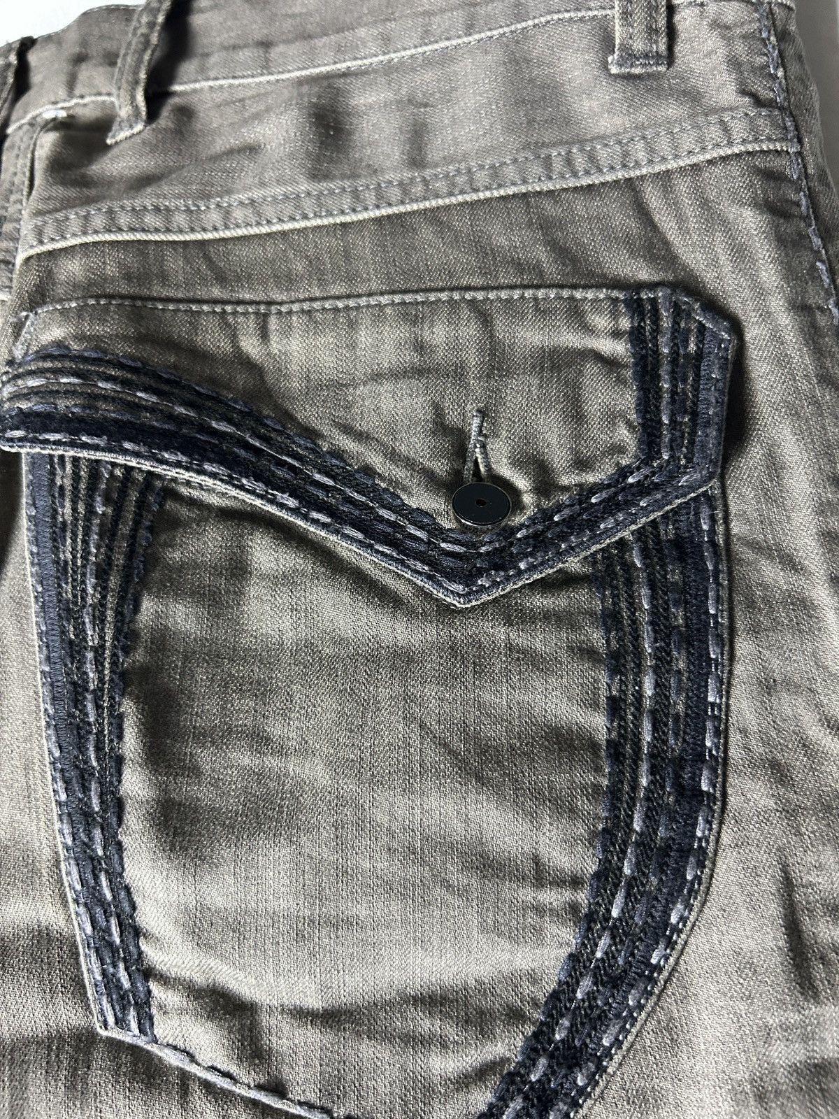 Japanese Brand 292195 Homme Whiskered Jeans Skull Button Size US 30 / EU 46 - 11 Thumbnail