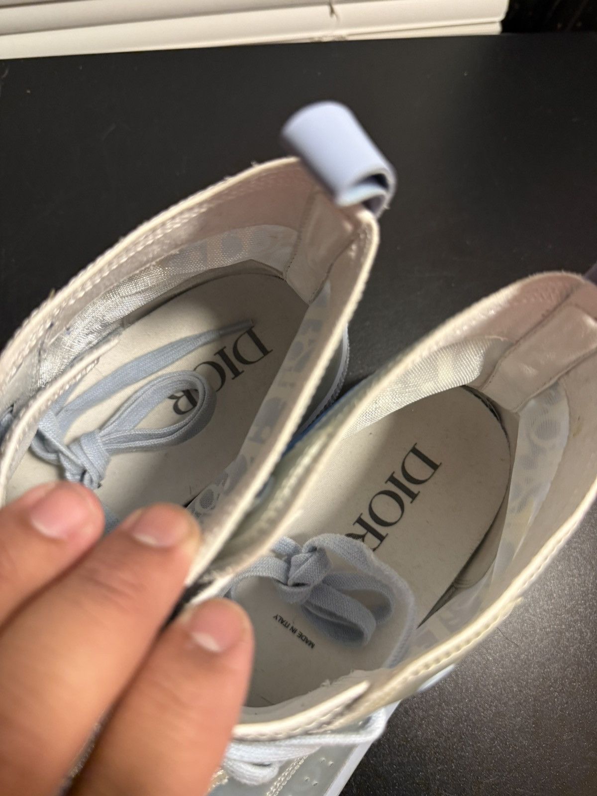 Dior Dior B23 High Top Daniel Arsham Light Blue US 11 / 44 EU Size US 11 / EU 44 - 17 Thumbnail