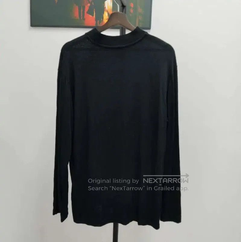 Louis Vuitton Louis Vuitton Black Cotton Blend Knit Jumper . Size US XXL / EU 58 / 5 - 1 Thumbnail