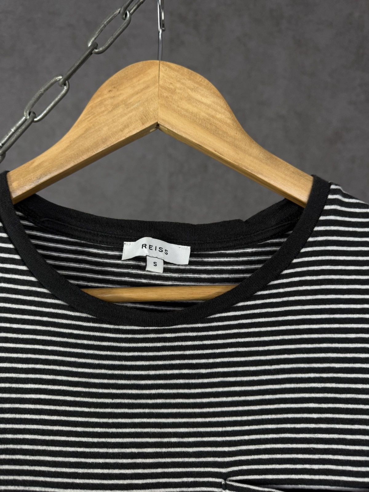 Reiss Reiss designer striped pocket tee Size US S / EU 44-46 / 1 - 3 Thumbnail