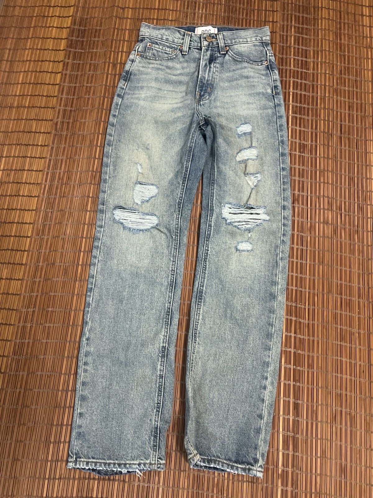Bdg BDG distressed Light blue wash denim jeans Size 24" / US 00 / IT 34 - 5 Thumbnail