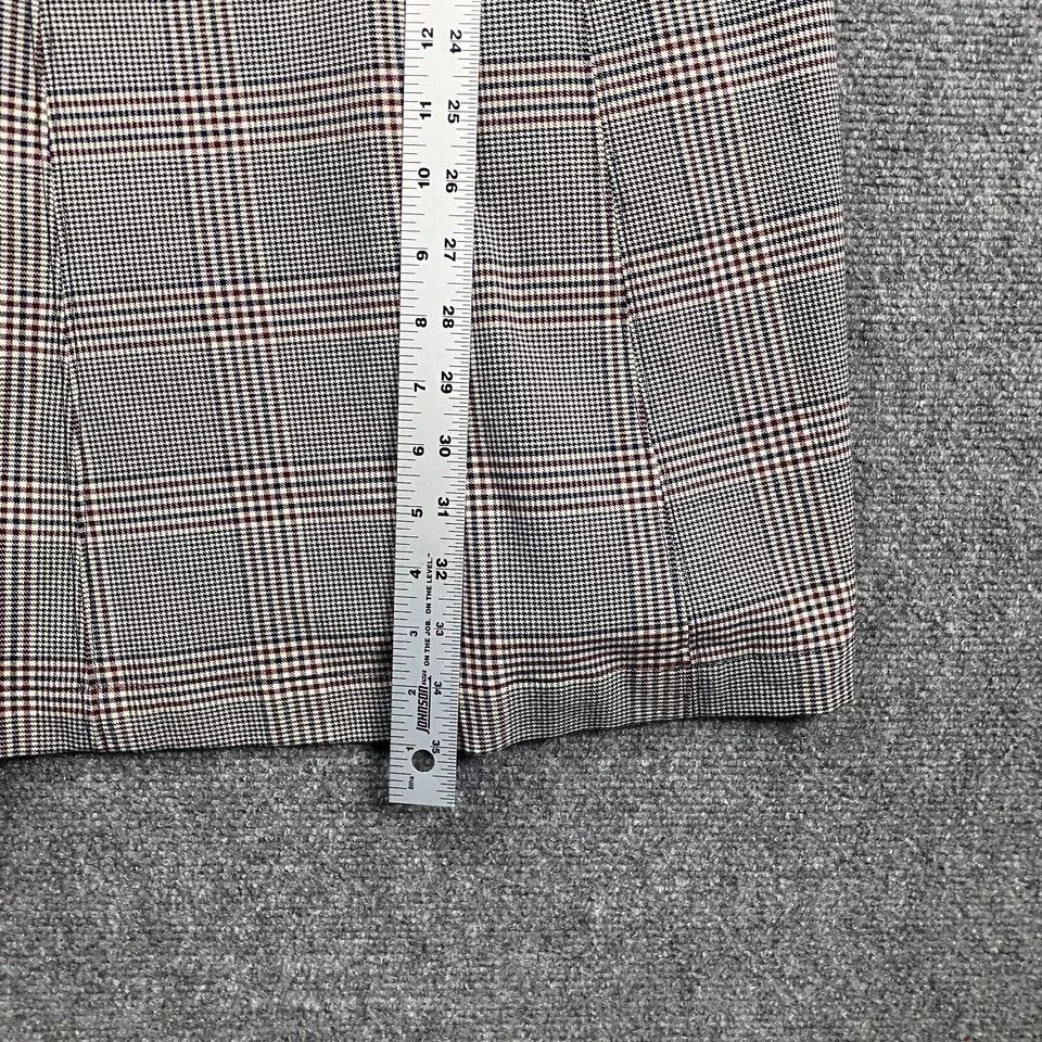 Abercrombie & Fitch Abercrombie & Fitch Dress Womens Large Midi Houndstooth Size L / US 10 / IT 46 - 4 Thumbnail