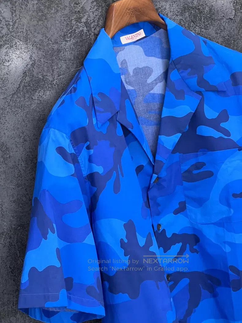 Valentino Valentino Camouflage cotton short-sleeved shirt Size US S / EU 44-46 / 1 - 6 Thumbnail