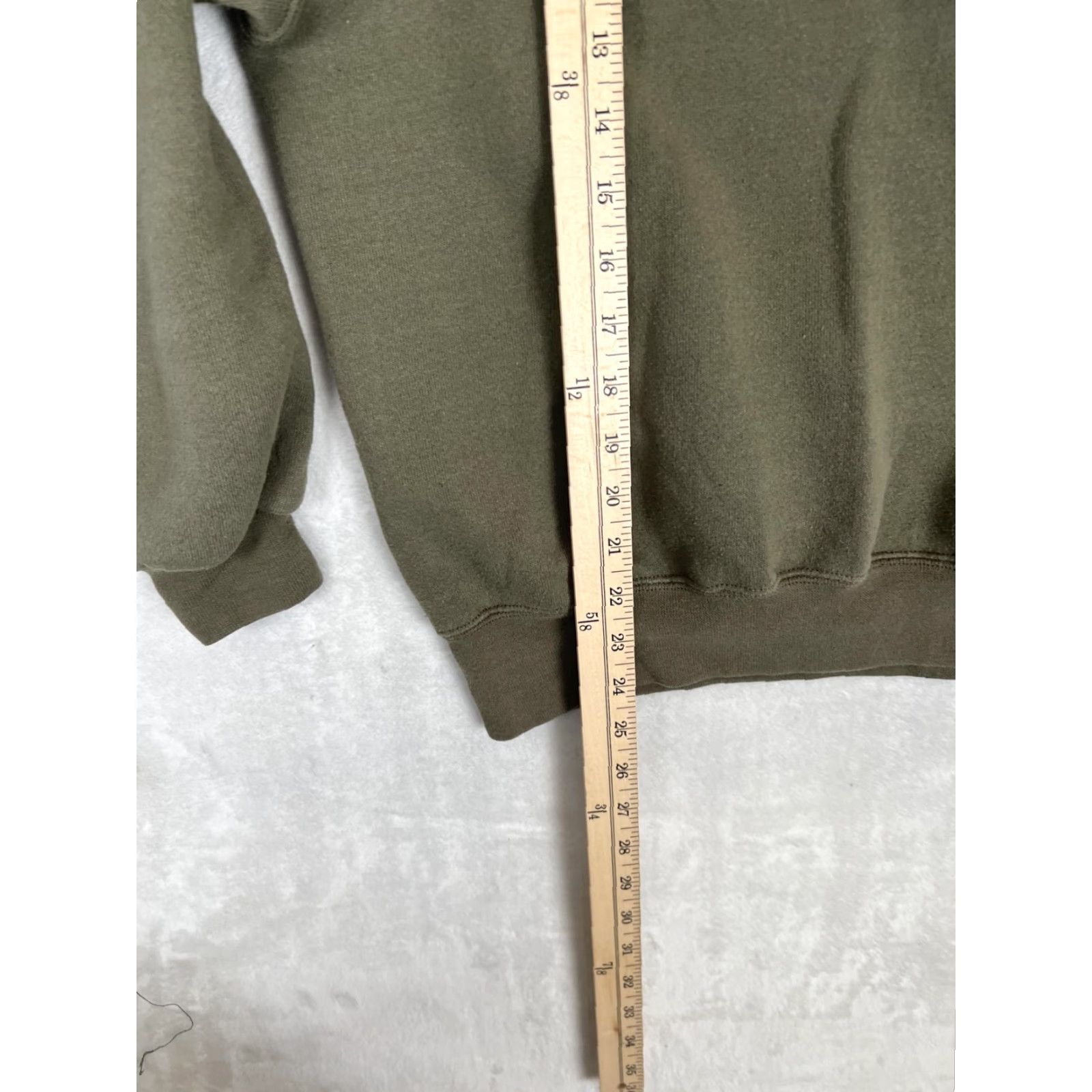 Soffe VINTAGE USMC Sweatshirt Mens Small Green Crewneck Fleece Made USA Military Size US S / EU 44-46 / 1 - 4 Thumbnail