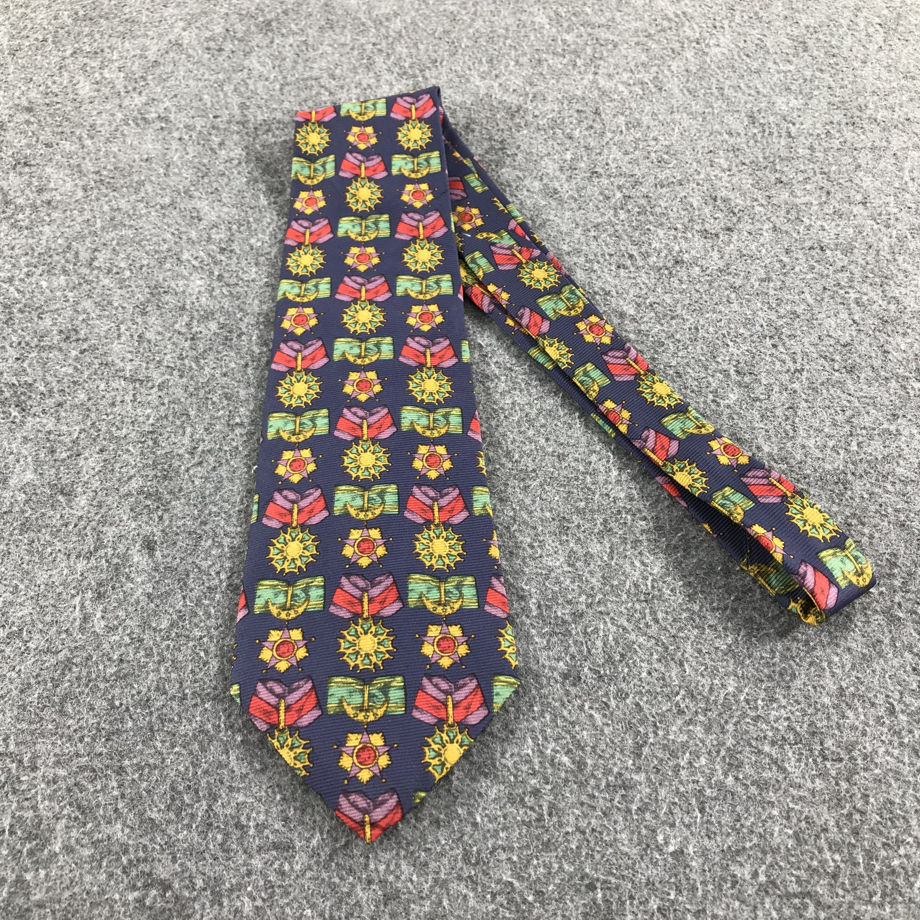 Givenchy × Vintage Vintage Luxury Givenchy Silk Neck Ties T34 Size ONE SIZE - 1 Thumbnail