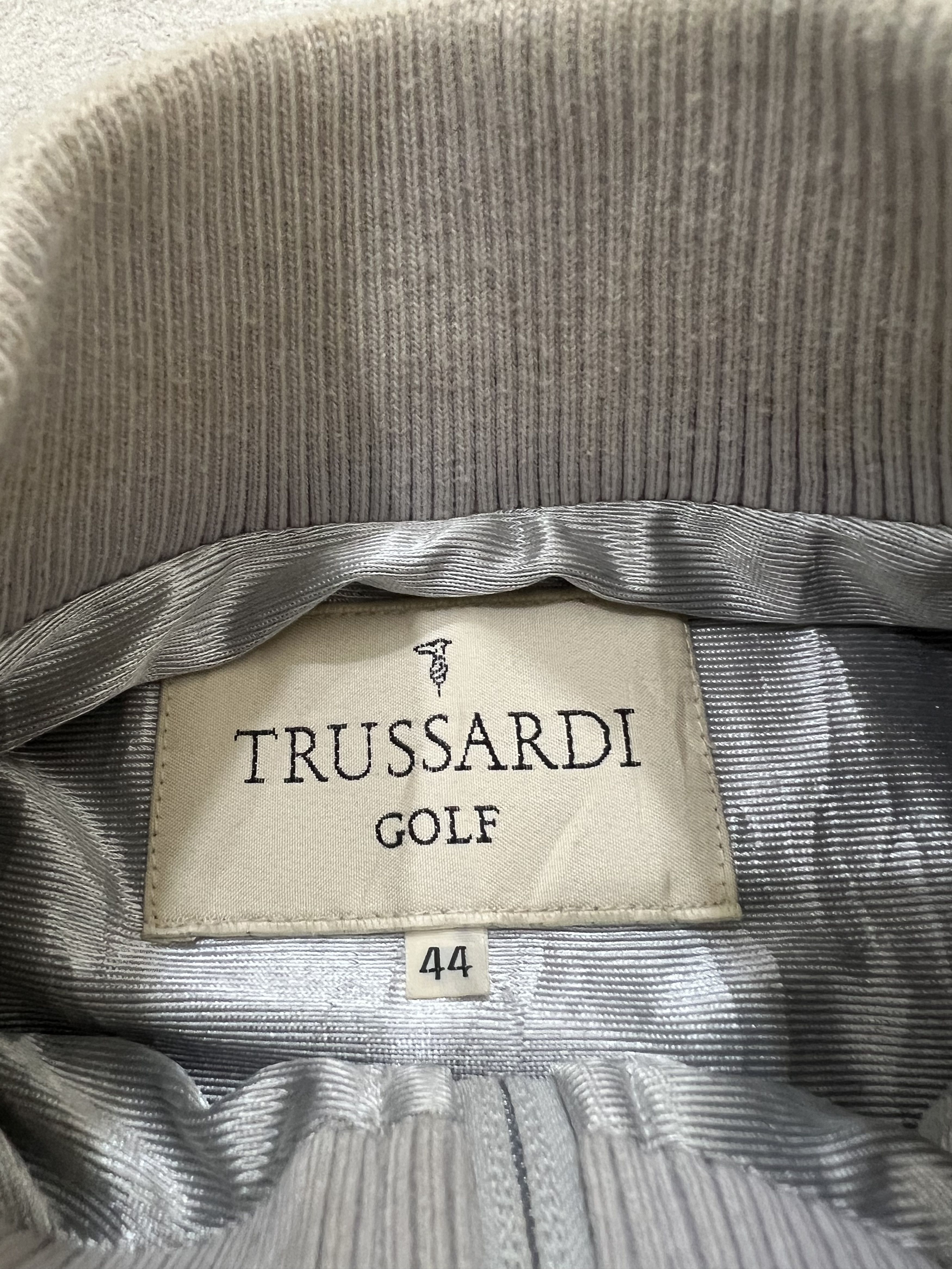 Trussardi Vintage 90s Trussardi Iconic Logo Nylon Zip Vest y2k Size US M / EU 48-50 / 2 - 8 Thumbnail