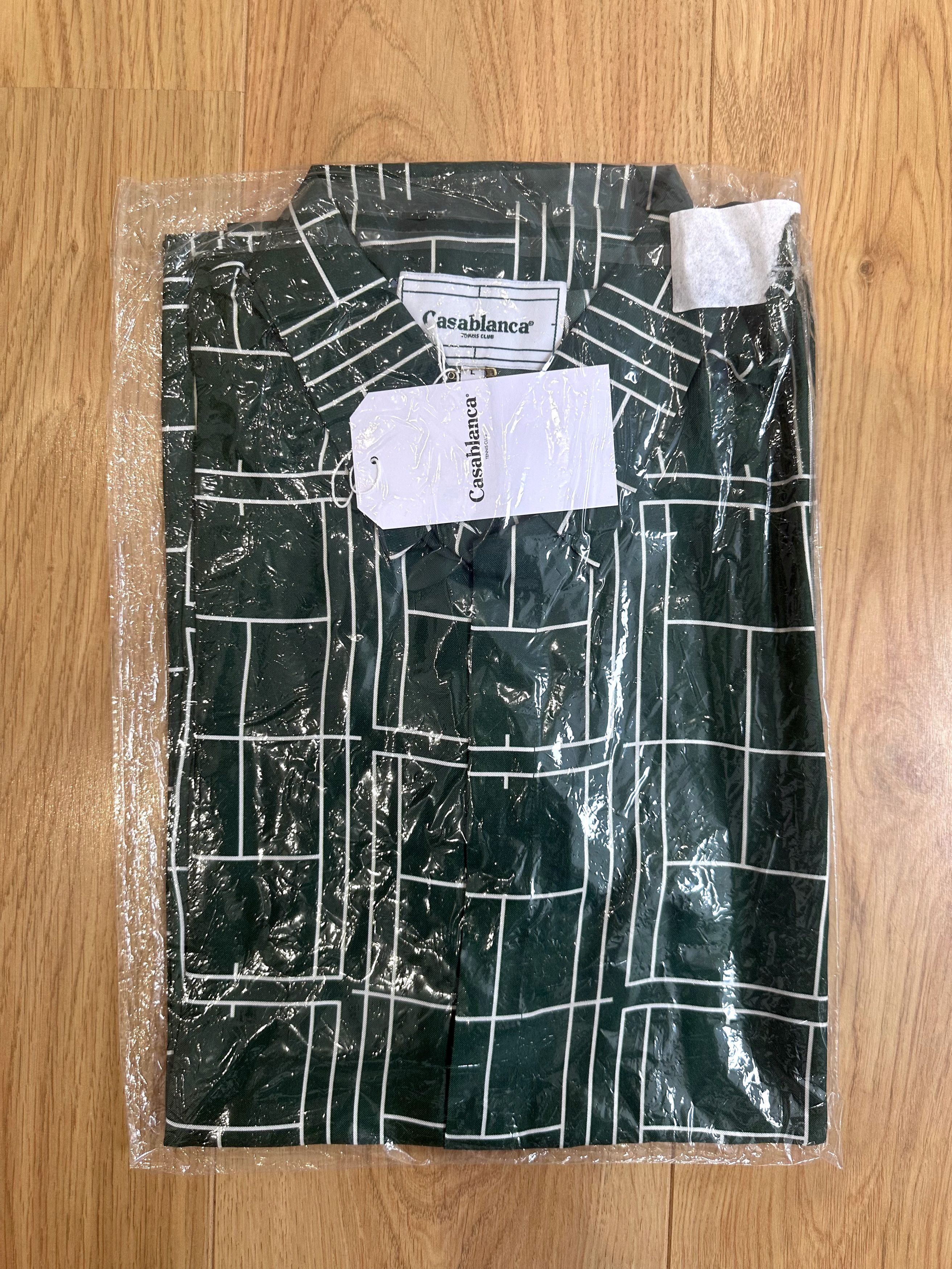 Casablanca Debut Runway (2019 Archive) Courts Silk Shirt Size US L / EU 52-54 / 3 - 1 Thumbnail