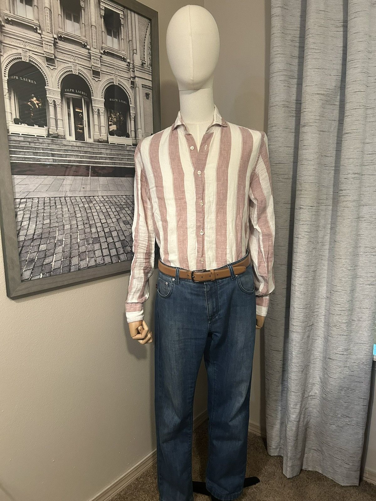 Eleventy Striped Shirt