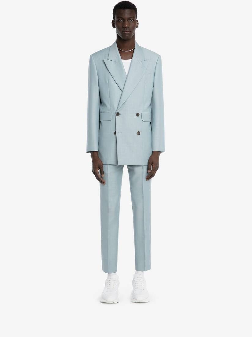 Alexander McQueen Alexander Mcqueen mohair and wool double breasted blazer 48 Size 48L - 2 Thumbnail