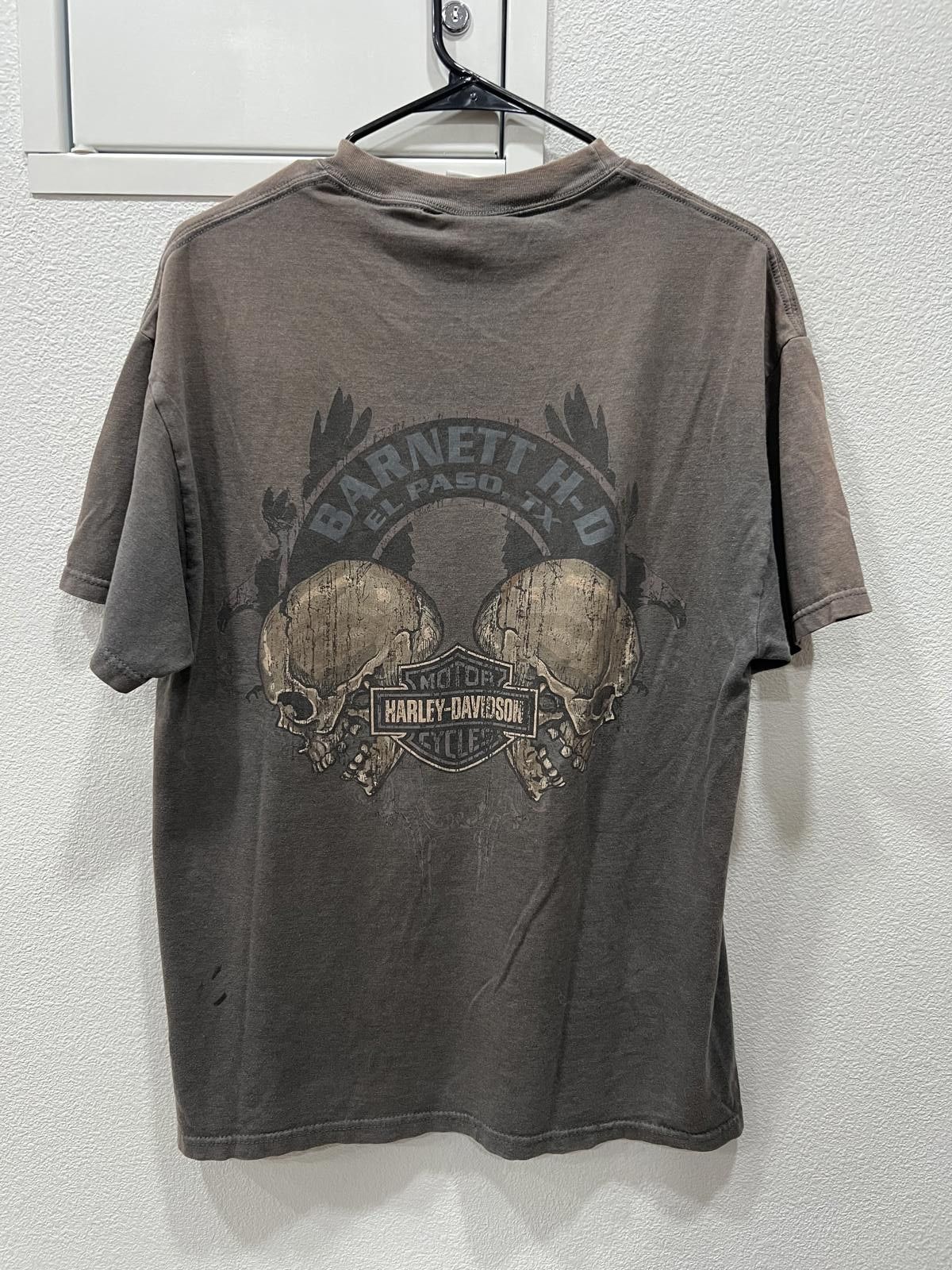 Harley Davidson Y2K Harley Davidson Skull Tee Size US XL / EU 56 / 4 - 3 Thumbnail