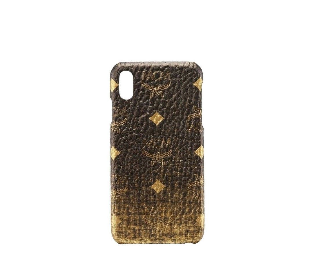 MCM Unisex Gold Gradation Visetos IPhone XS Max Cell Phone Case Size ONE SIZE - 1 Thumbnail