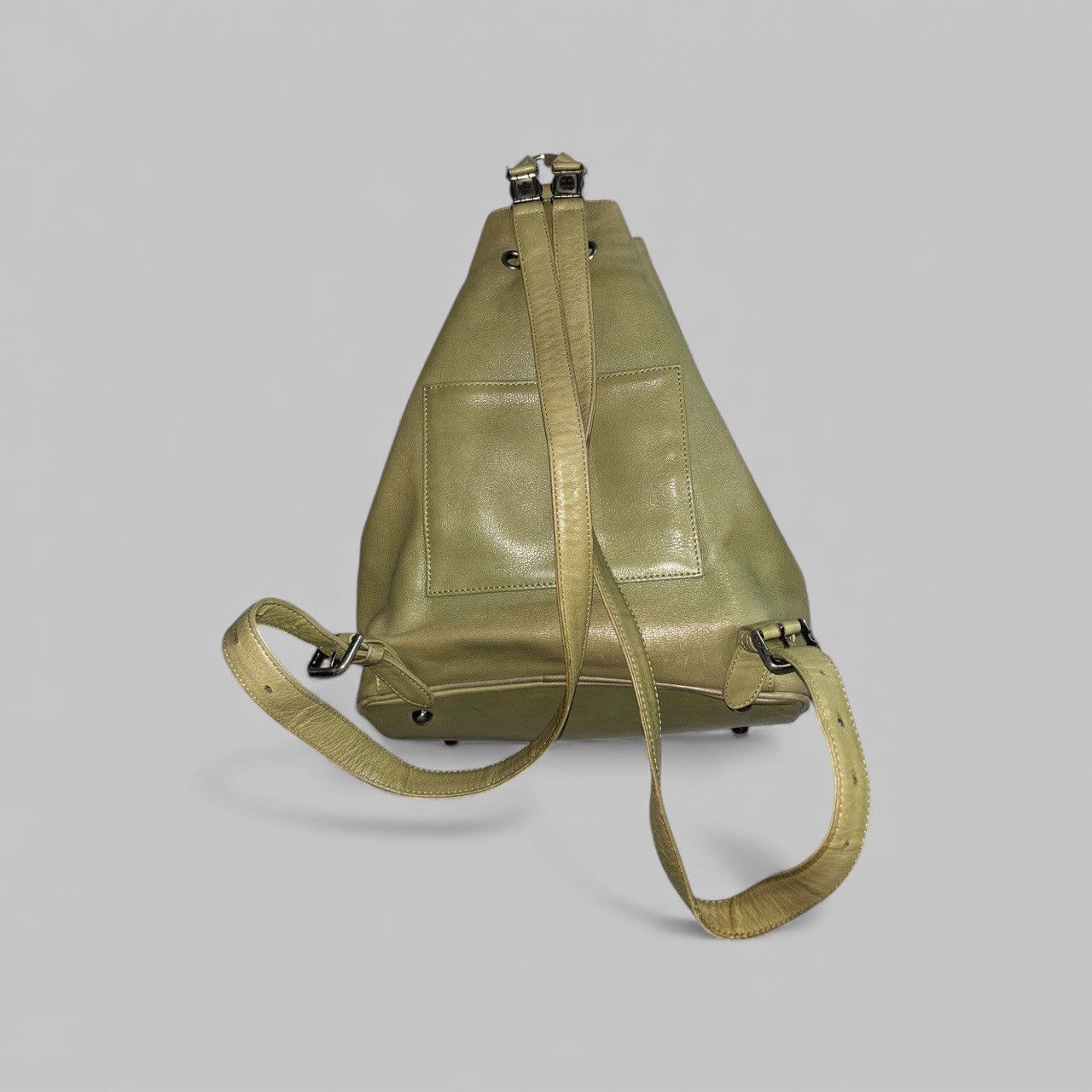 Jean Paul Gaultier Leather Drawstring Backpack Size ONE SIZE - 4 Thumbnail
