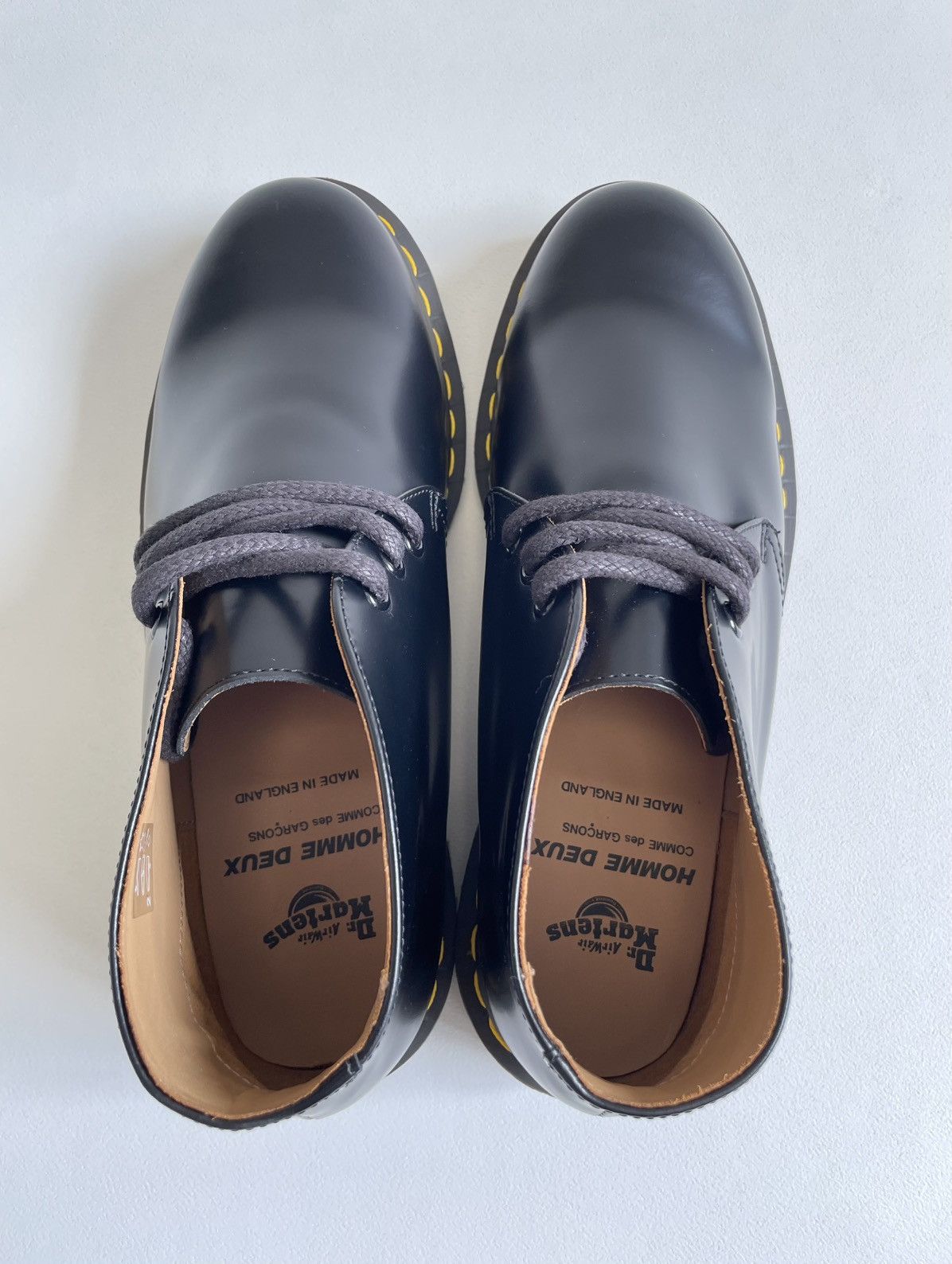 Comme des Garcons × Dr. Martens ‘Roca’ Black Leather Chukka Boots Size US 10 / EU 43 - 12 Thumbnail