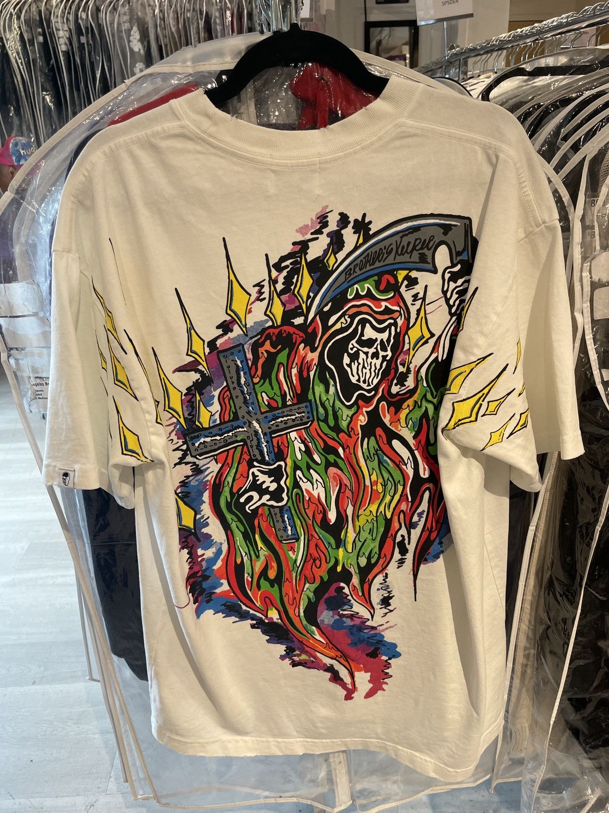Warren Lotas Brother’s Keeper Shirt White Large