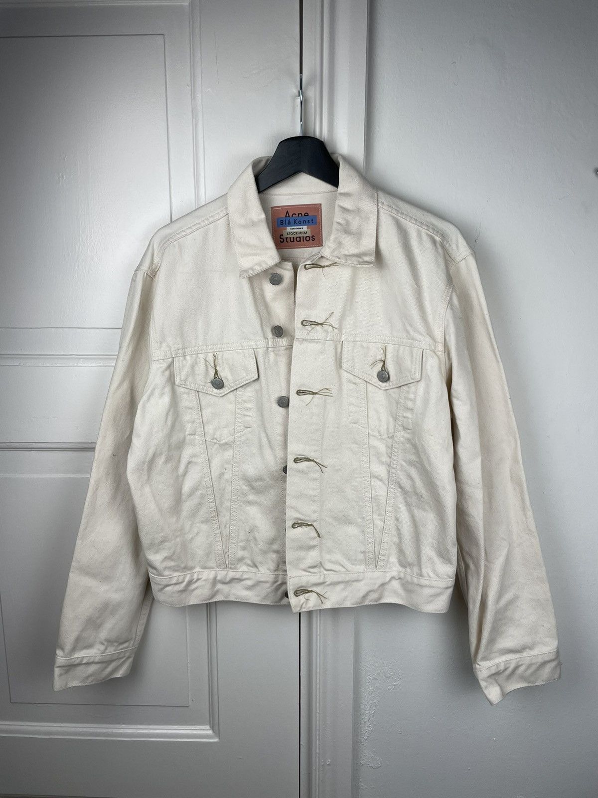 Acne Studios ❤️‍🔥 1998 ivory denim denim jacket coat