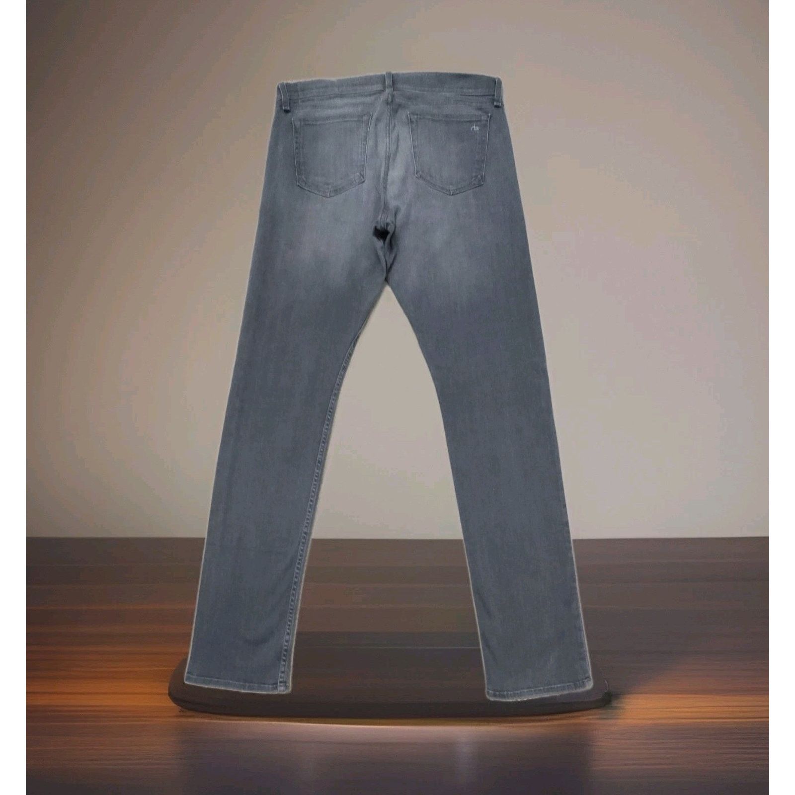 Rag & Bone Rag & Bone Standard 3 Athletic Silver Grey Stretch Jeans 32 Size US 32 / EU 48 - 3 Thumbnail