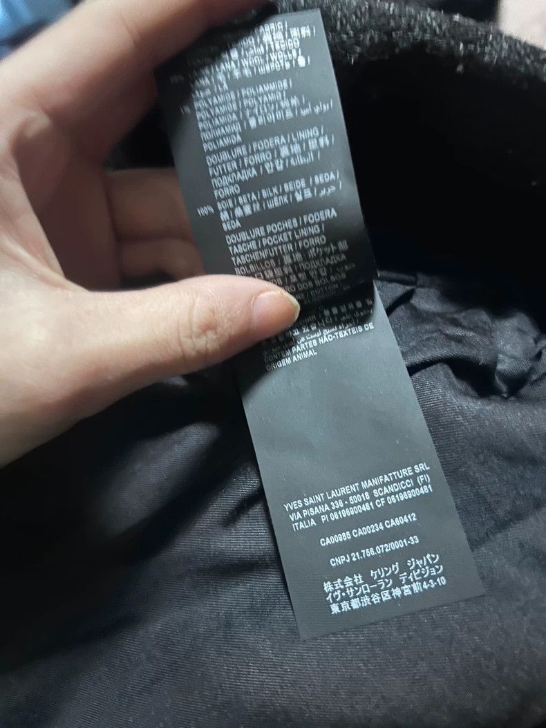 Yves Saint Laurent Saint Laruent 21 FW Snowflake Ink Splash Suit 2502-Nextarro Size 46R - 6 Thumbnail
