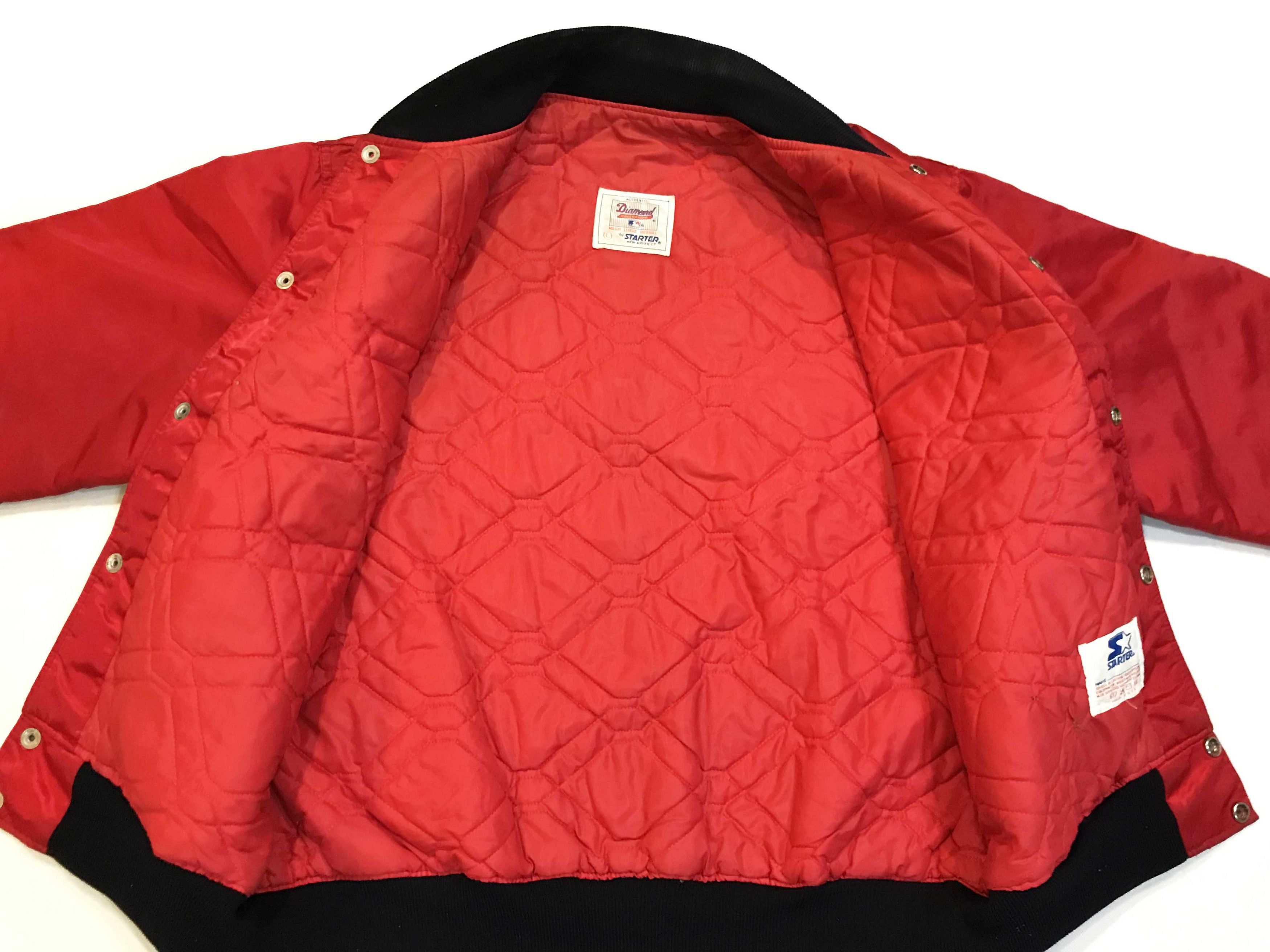MLB × Starter × Vintage Vintage Starter MLB St. Louis Cardinals Bomber Satin Jacket Size US L / EU 52-54 / 3 - 6 Thumbnail