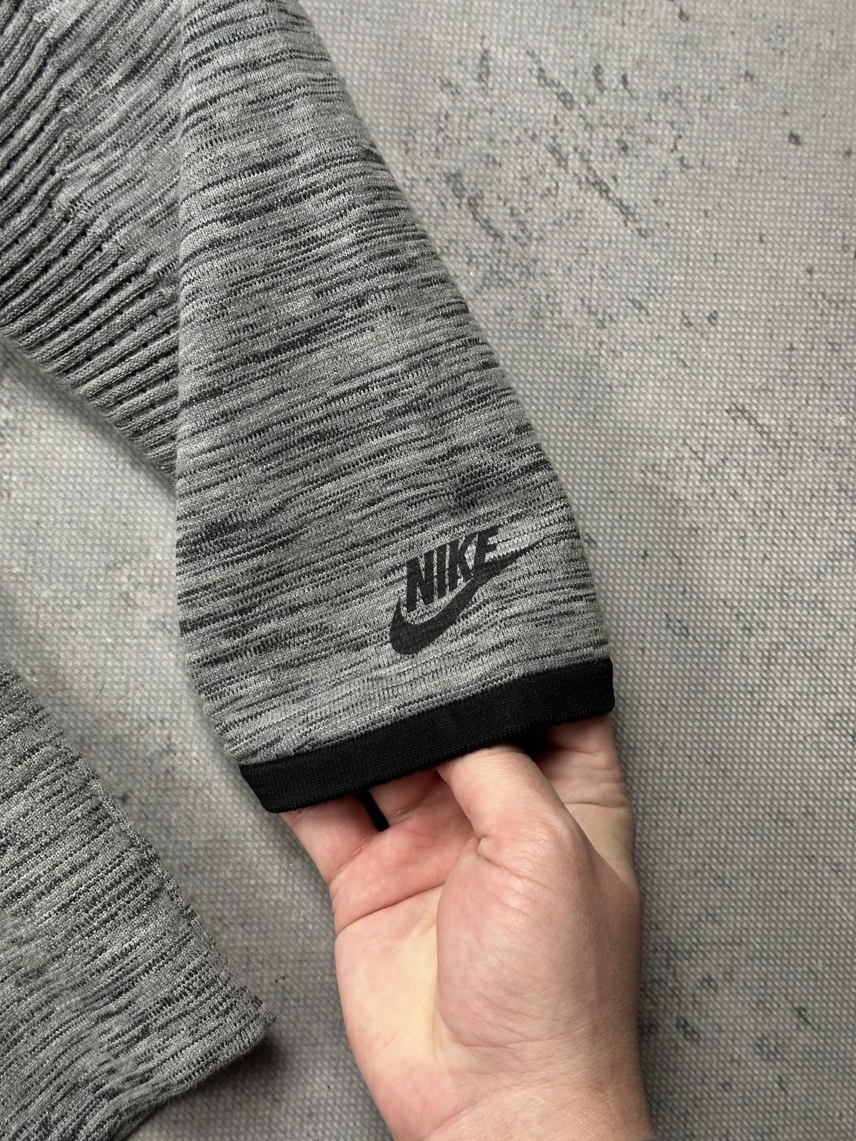 Nike Nike Tech Knit Bomber Jacket Grey Heather Y2K Archive Size L Size US L / EU 52-54 / 3 - 7 Thumbnail