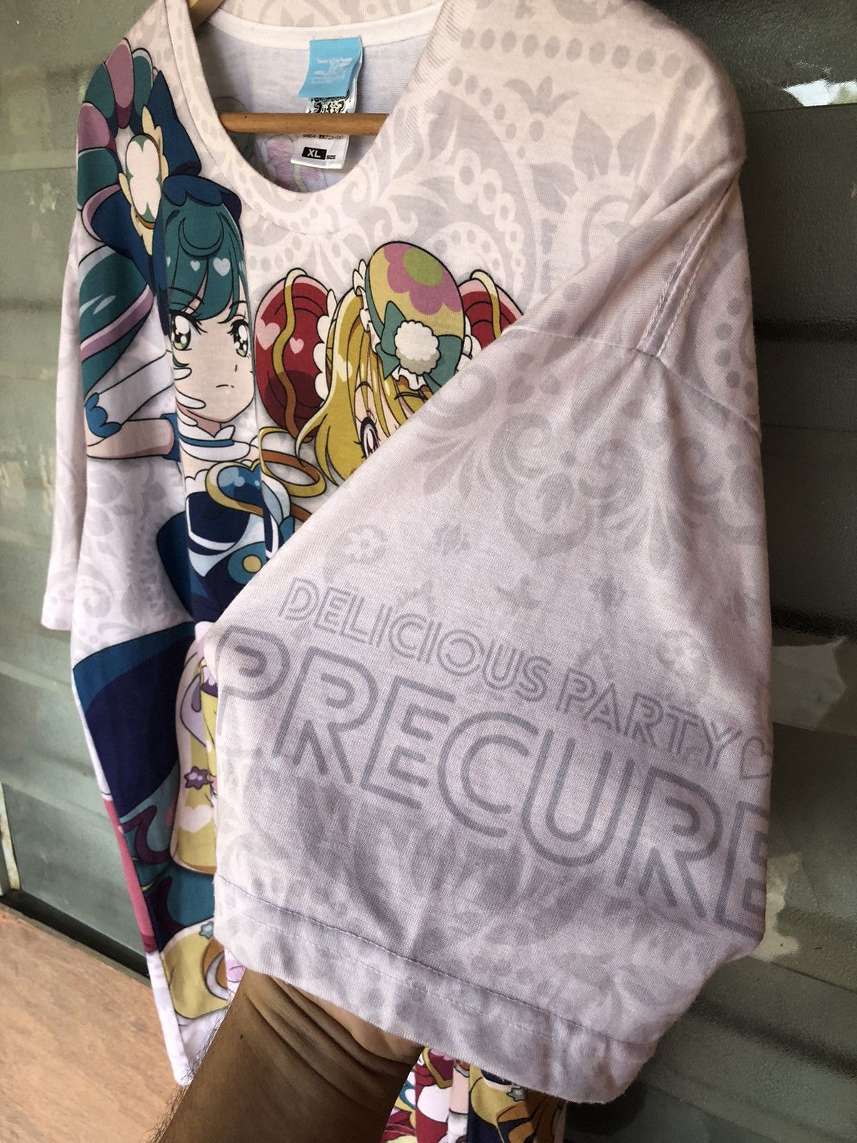 Anime Vintage Cospa Anime Delicious Party Pretty Cure Double Tee Size US XL / EU 56 / 4 - 5 Thumbnail