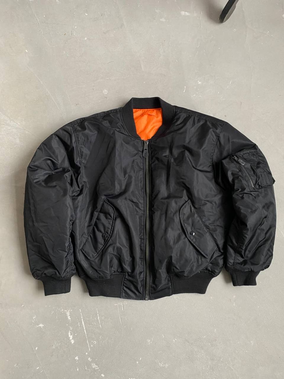 Bomber Brandit MA1 Homme - Nylon Anthracite - Classique - Neuf Avec étiquette
