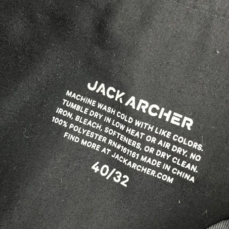 Vintage Jack Archer Jetsetter Tech Chino Pants Mens 40 x 32 Gray Travel Golf Performance Size US 40 / EU 56 - 2 Thumbnail