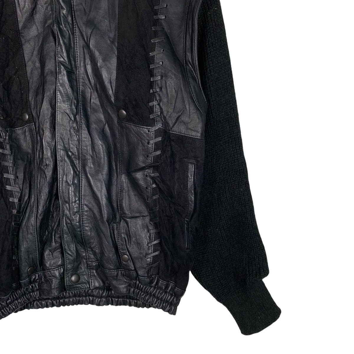 Japanese Brand Japanese Brand Moare Leather Jacket Size US M / EU 48-50 / 2 - 4 Thumbnail