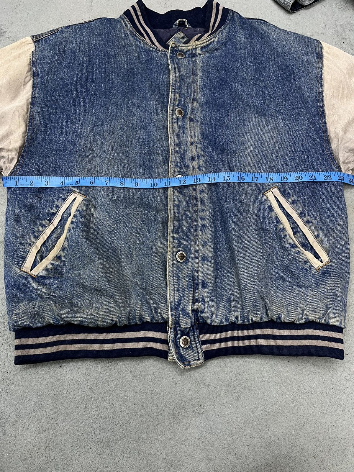 Route 66 × Vintage STEALS🔥VTG 90s ROUTE 66 QUILTED LINE DENIM BOMB JACKET Size US M / EU 48-50 / 2 - 12 Thumbnail