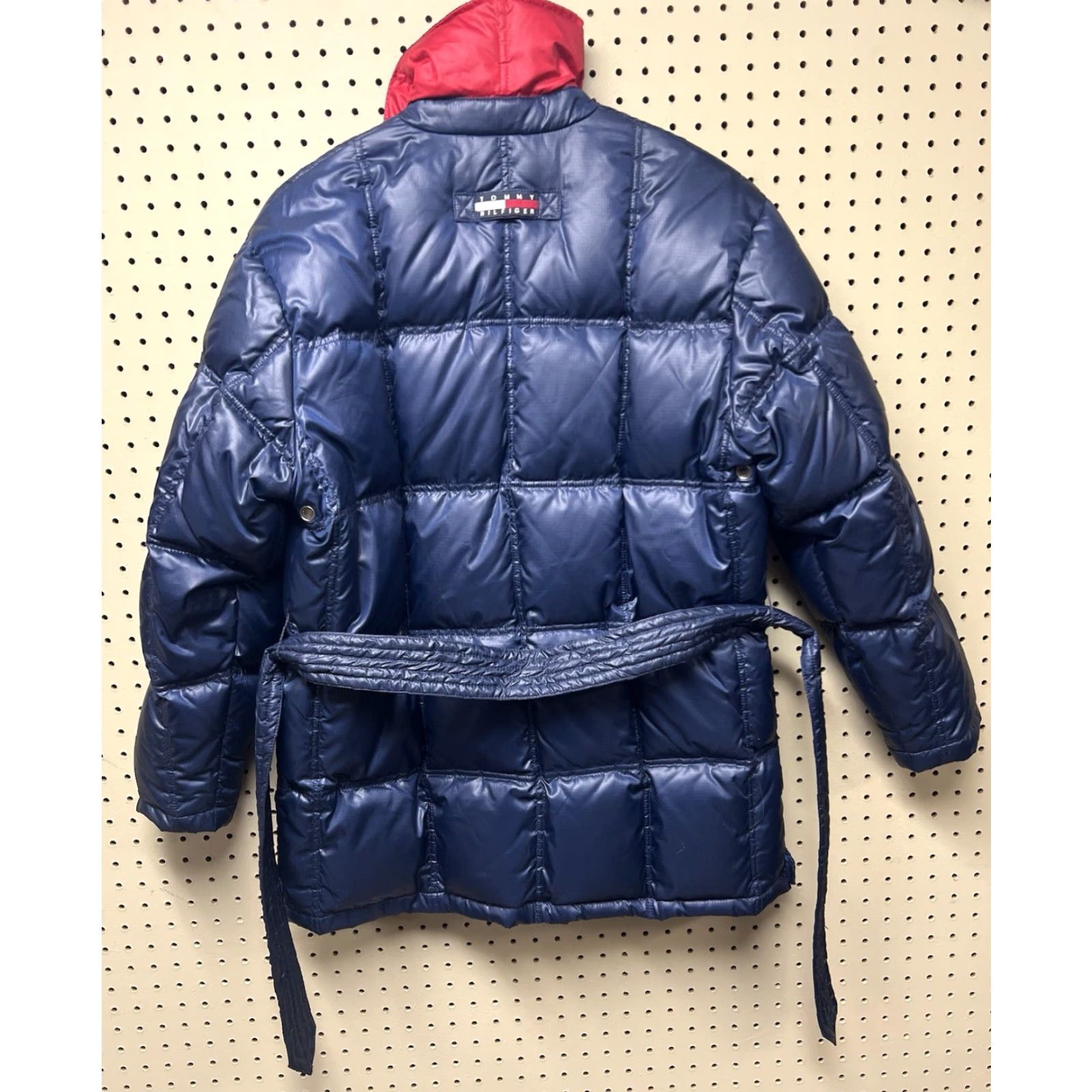 Tommy Hilfiger Vtg Tommy Hilfiger Blue Ski Puffer Down Feather Zip Snap Women's S Long Jacket Size S / US 4 / IT 40 - 3 Thumbnail