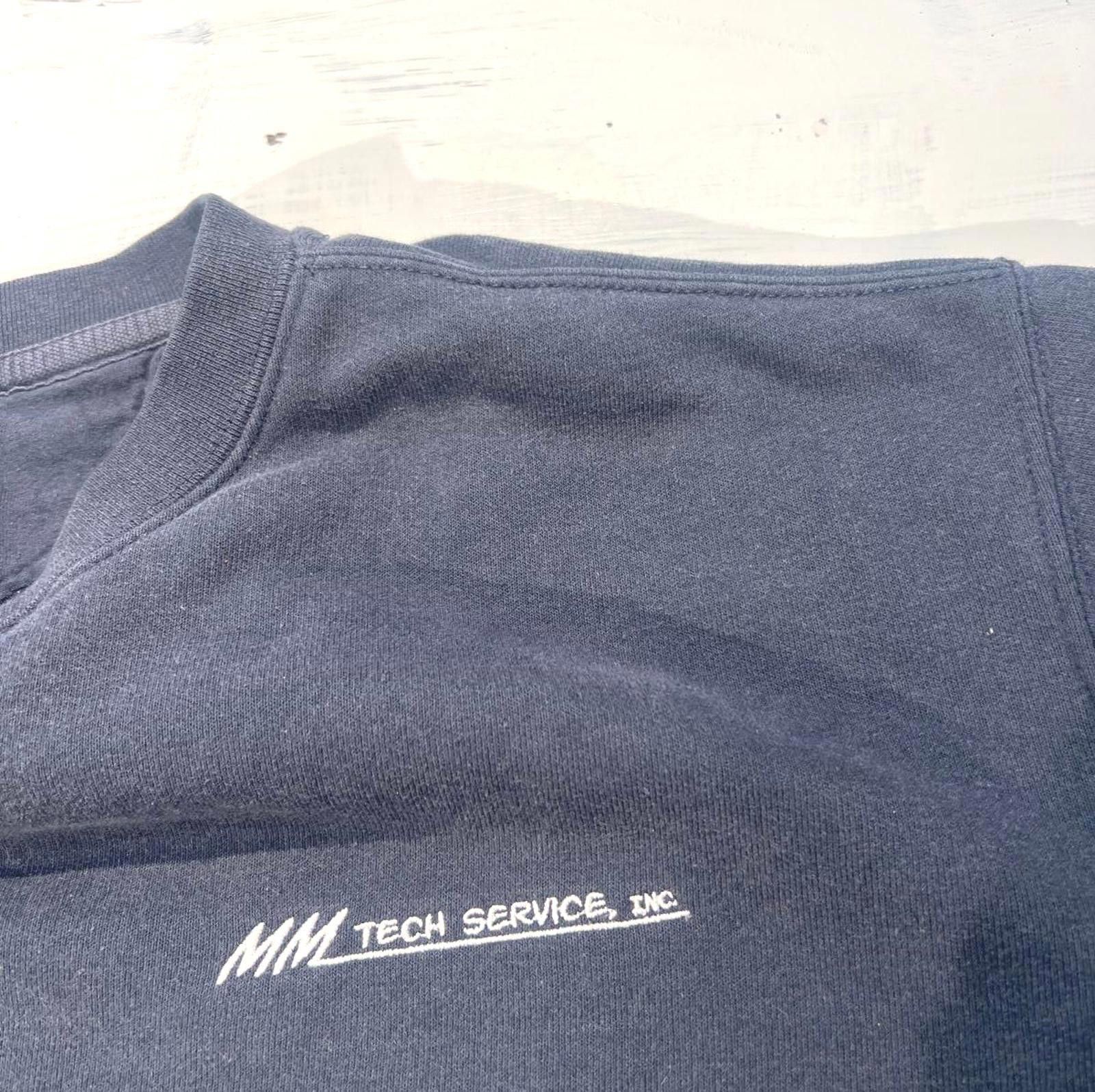 Carhartt VTG Carhartt "MM Services" (Retired) Men's Navy Work Sweater Size US XXL / EU 58 / 5 - 4 Thumbnail