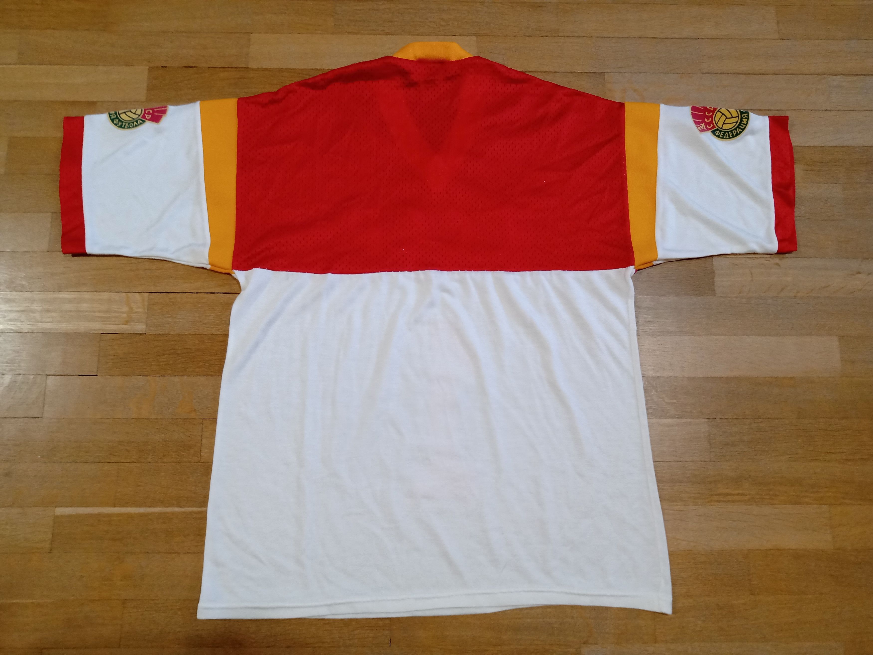 Vintage Vintage 1980s USSR Soviet Union Football Mesh Shirt O'Neills Size US L / EU 52-54 / 3 - 5 Thumbnail