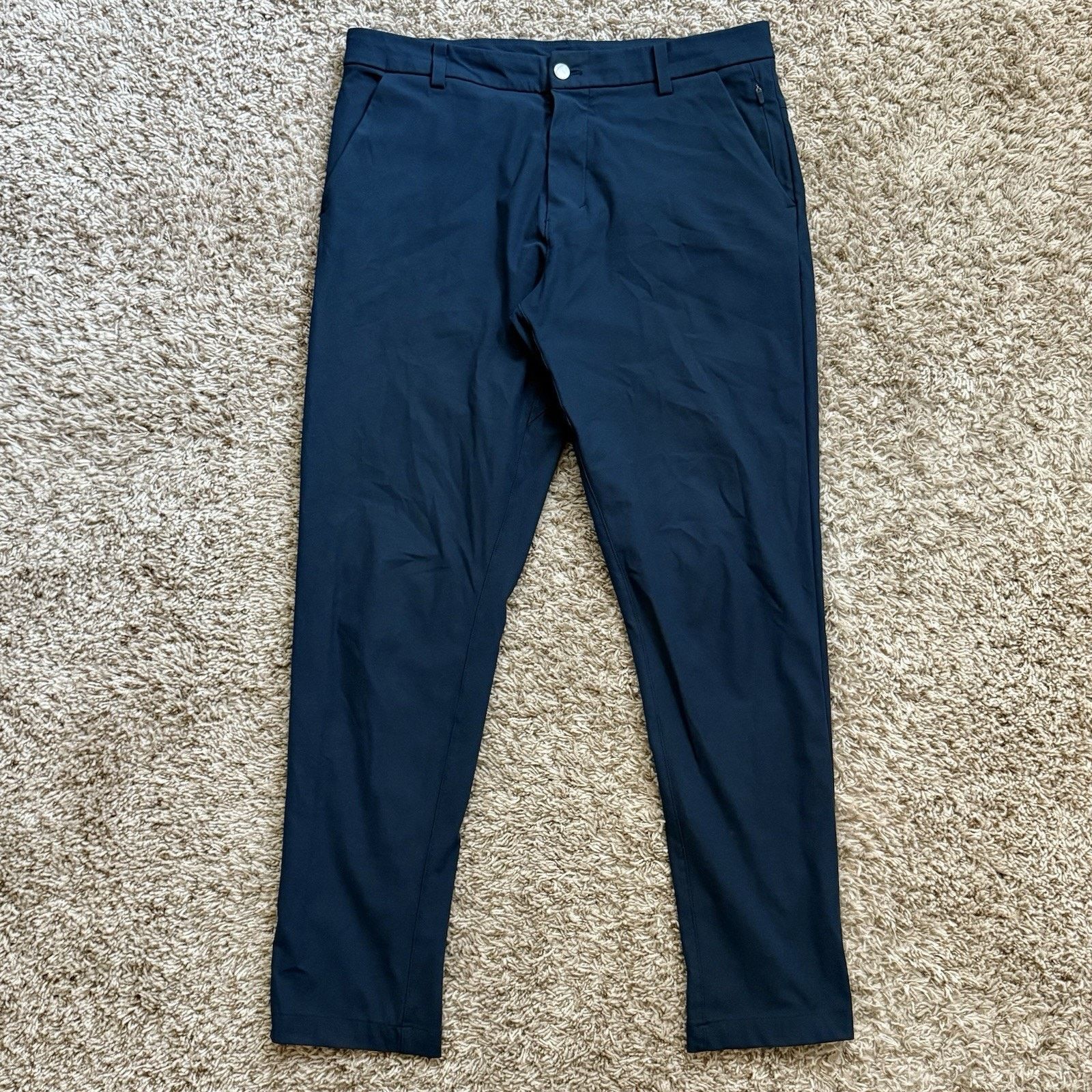 Lululemon LuluLemon ABC Pants Dark Navy Blue Performance Athletic 32 Size US 32 / EU 48 - 1 Thumbnail