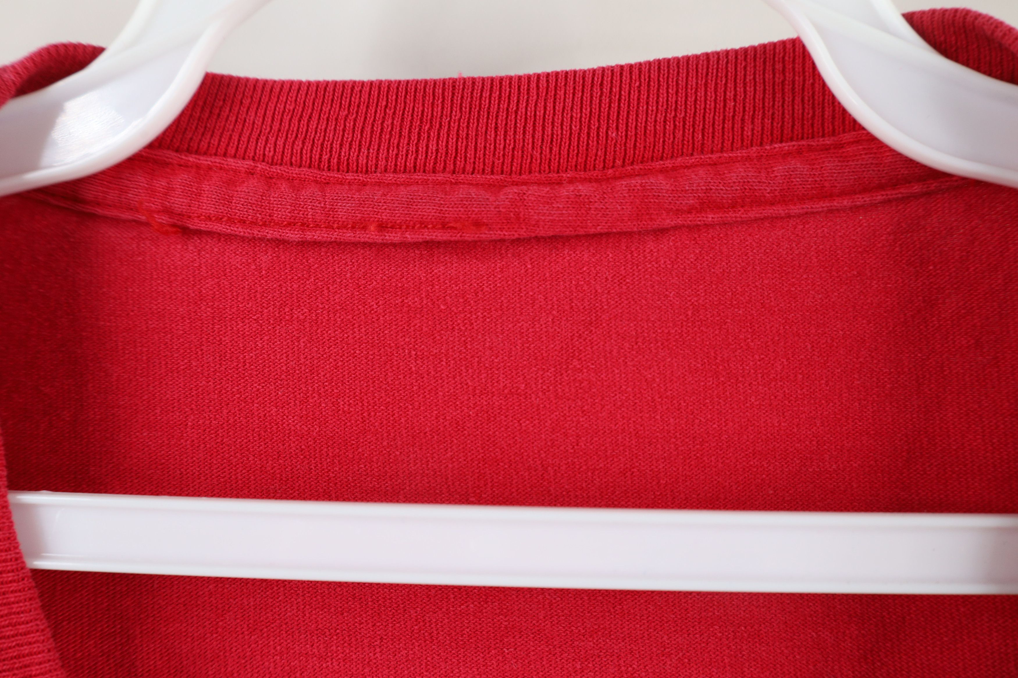 Vintage Vintage 90s Spell Out Ohio State University T-Shirt Red Size US L / EU 52-54 / 3 - 10 Thumbnail
