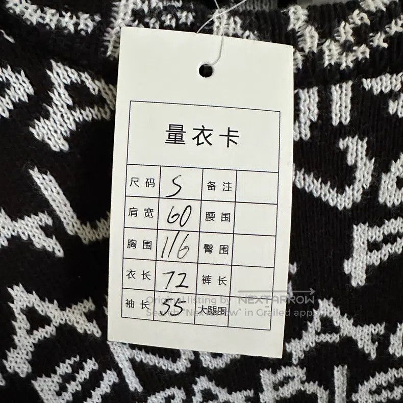 Balenciaga Balenciaga Black Barrage Knitted Sweater Size US S / EU 44-46 / 1 - 7 Thumbnail