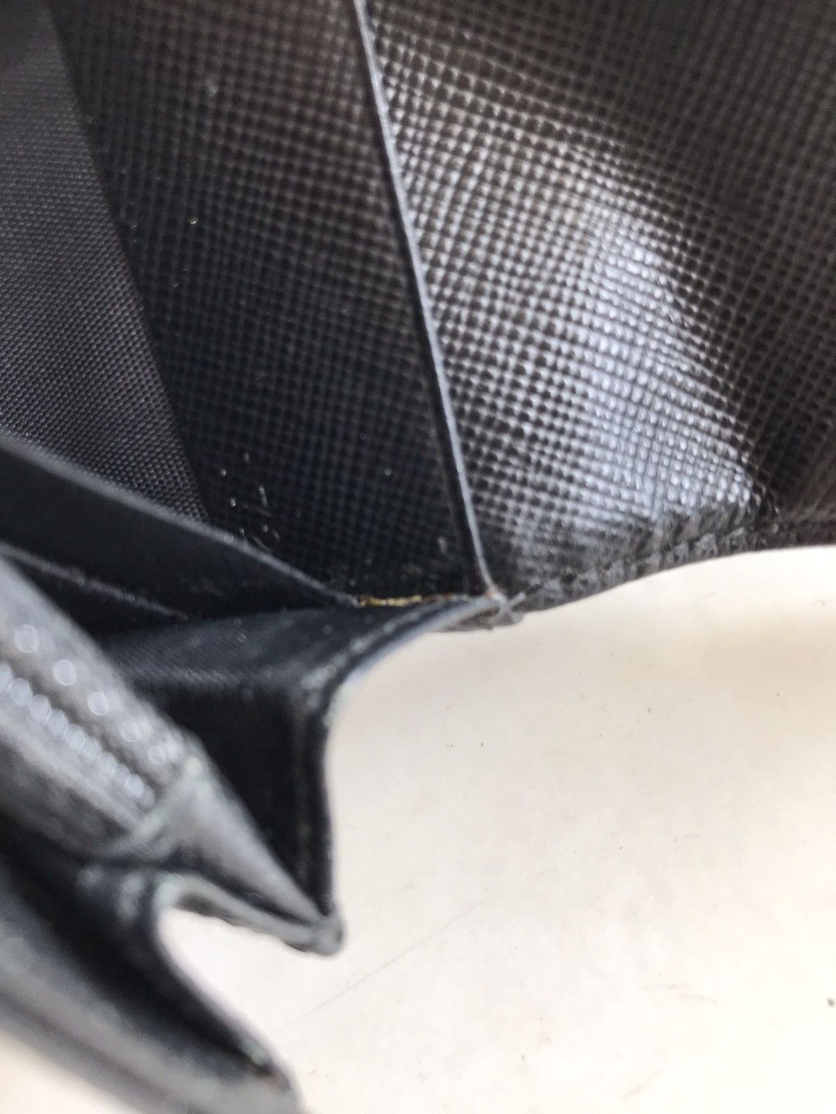 Prada × Vintage PRADA Wallet Black Nylon Leather Size ONE SIZE - 11 Thumbnail